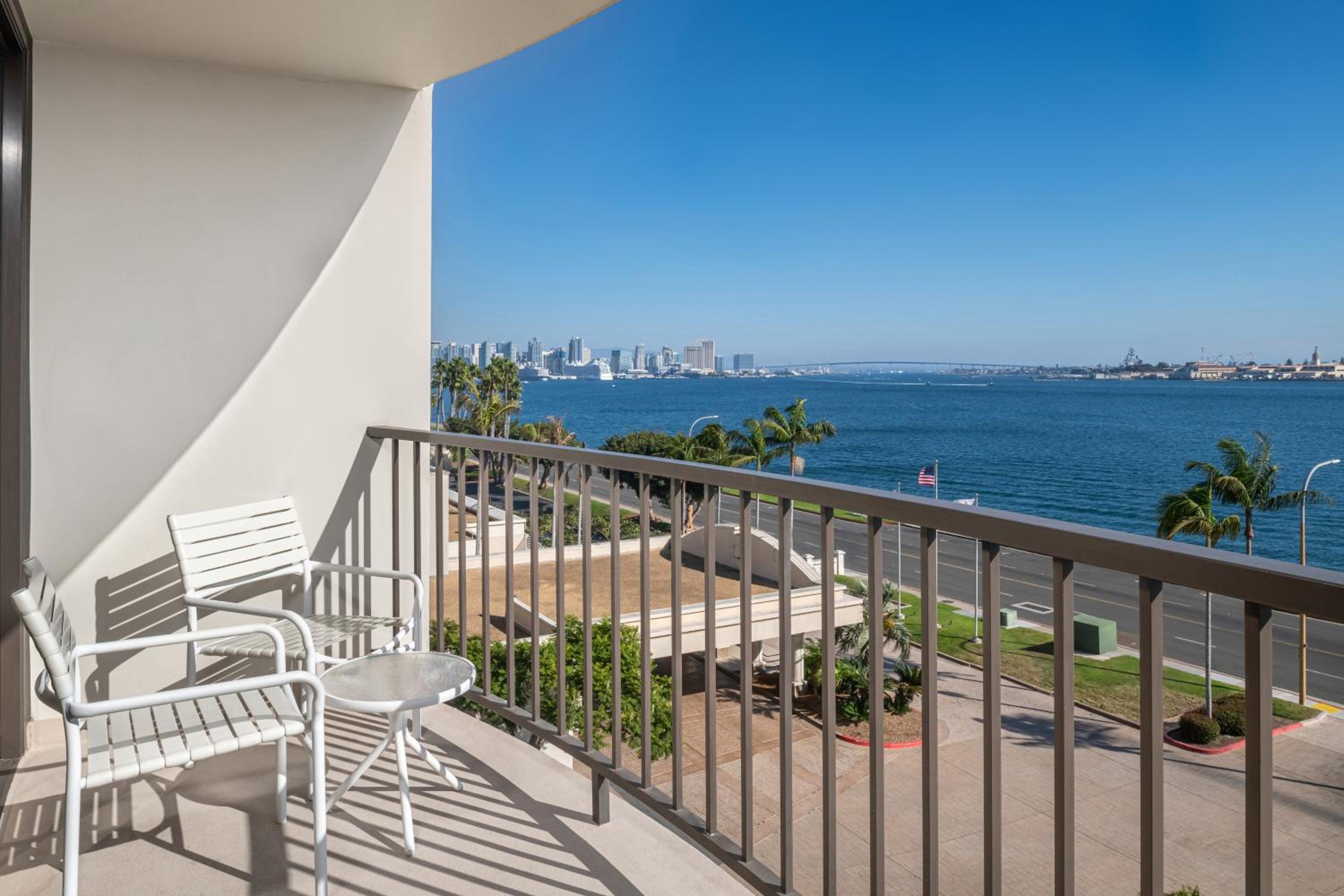 Classic Double Room with Two Double Beds, Bay View and Balcony - Hearing Accessible/Bay Tower