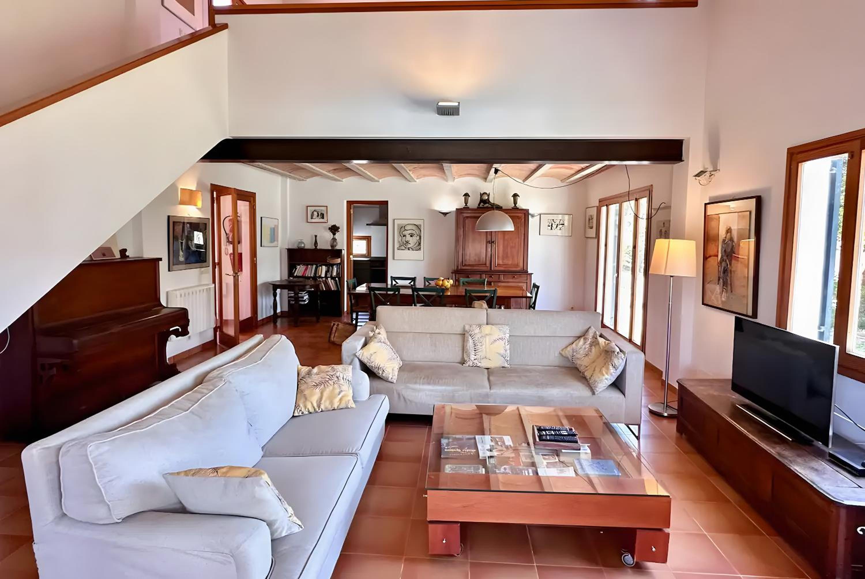 Villa con vistas al jardín