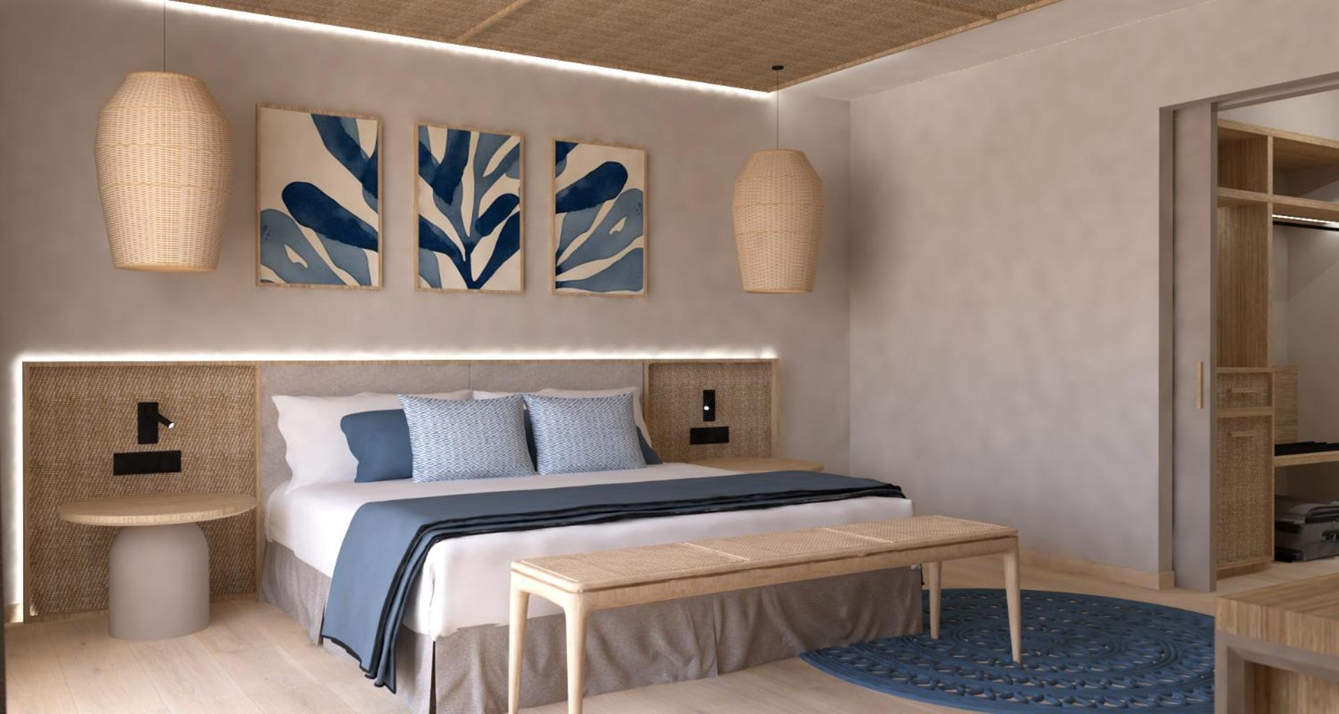 Suite Junior con vista al mar.