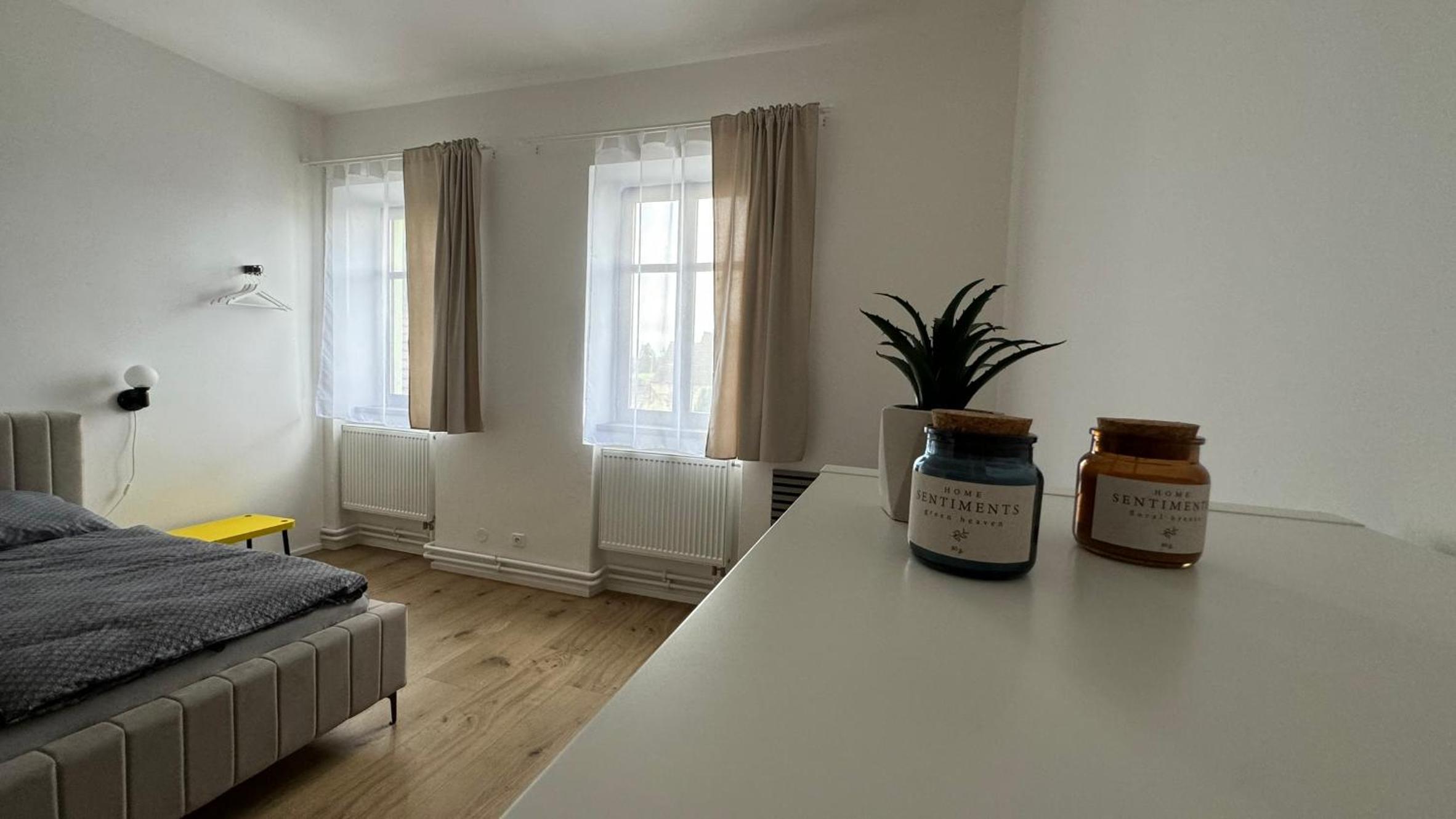 Deluxe One-Bedroom Apartment with Garden View