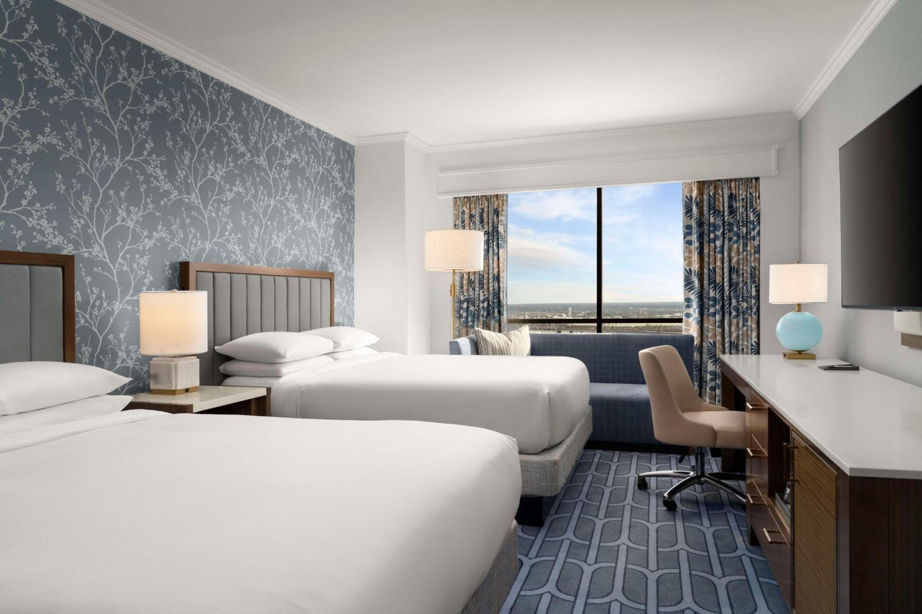 Premium Queen Room with Two Queen Beds - Mobility/Hearing Access and Bathtub - Photo 1