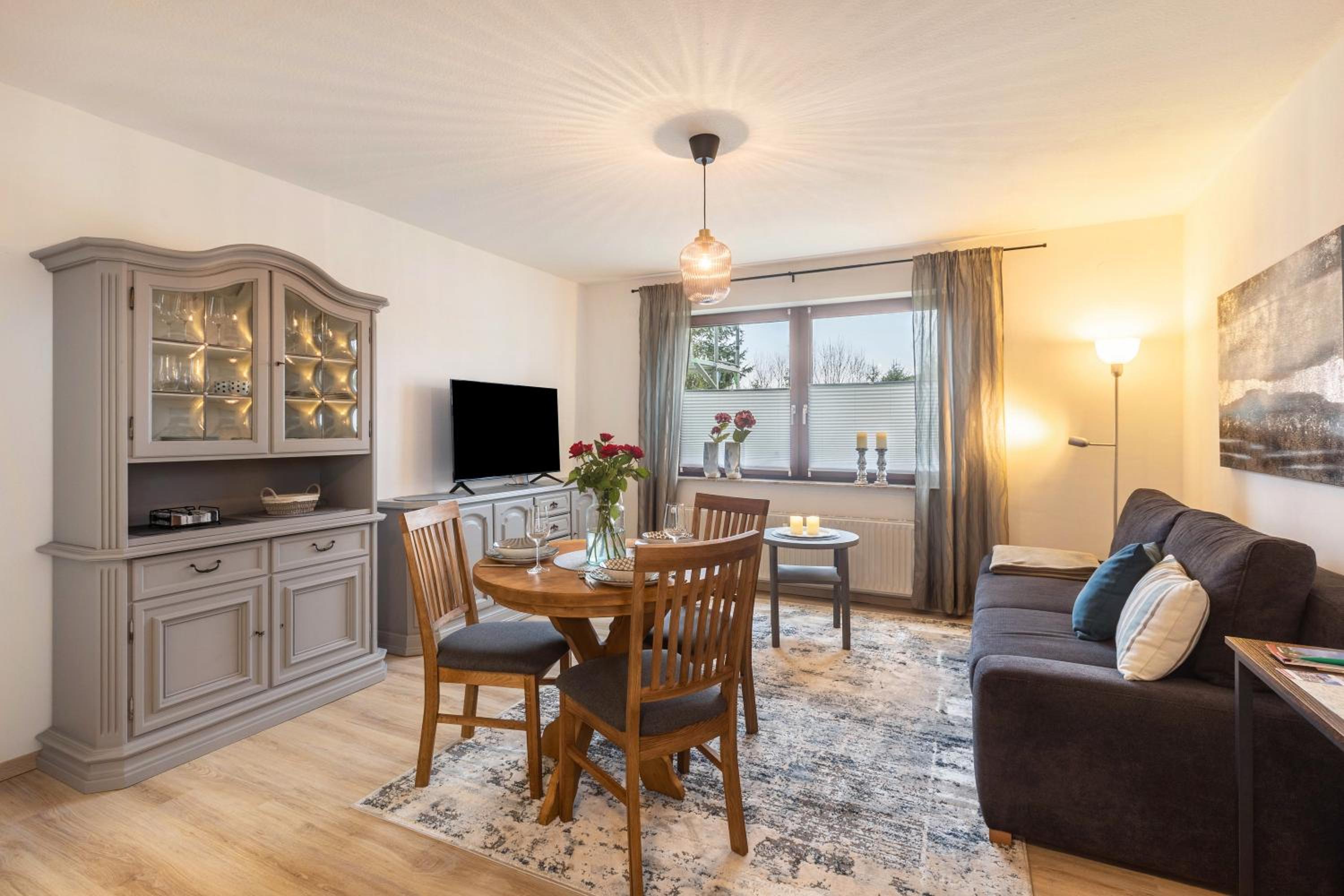 One-Bedroom Apartment with Garden View