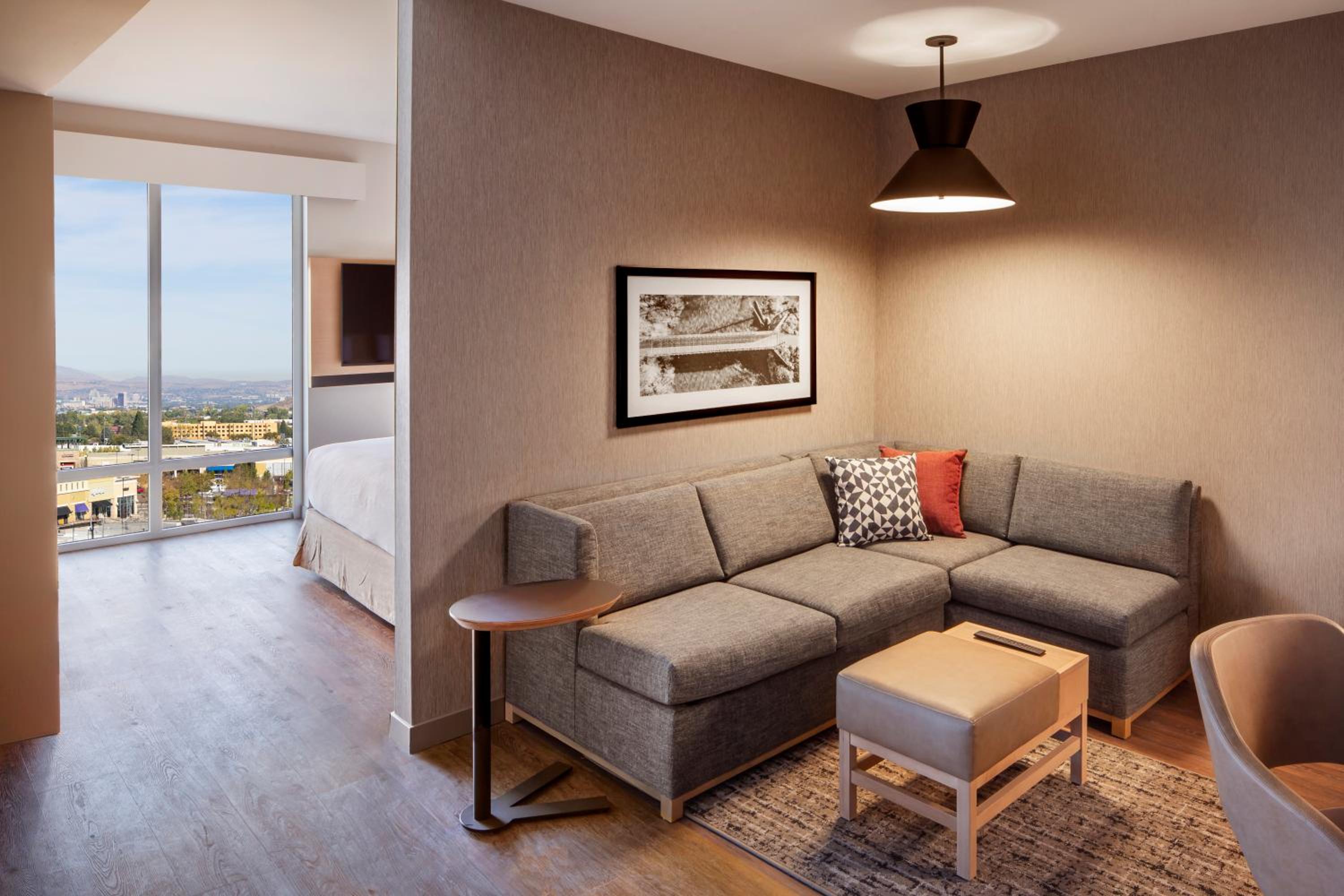 Queen Suite with Two Queen Beds with Sofa Bed and Roll-In Shower - Disability Access