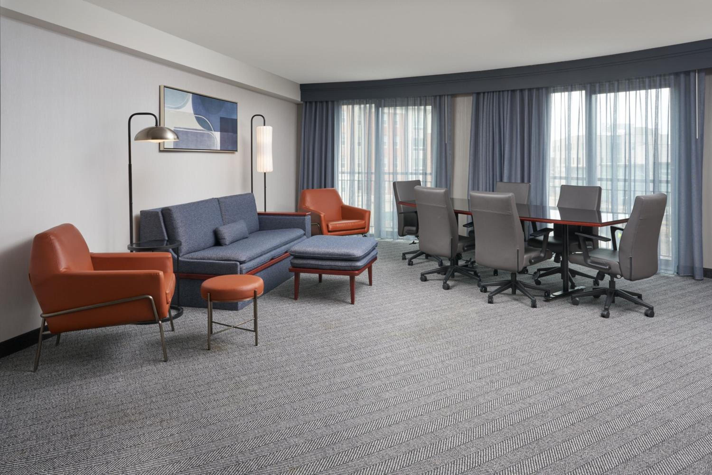 One-Bedroom King Suite with Roll-In Shower and Sofa Bed - Mobility Access/Hearing Accessible