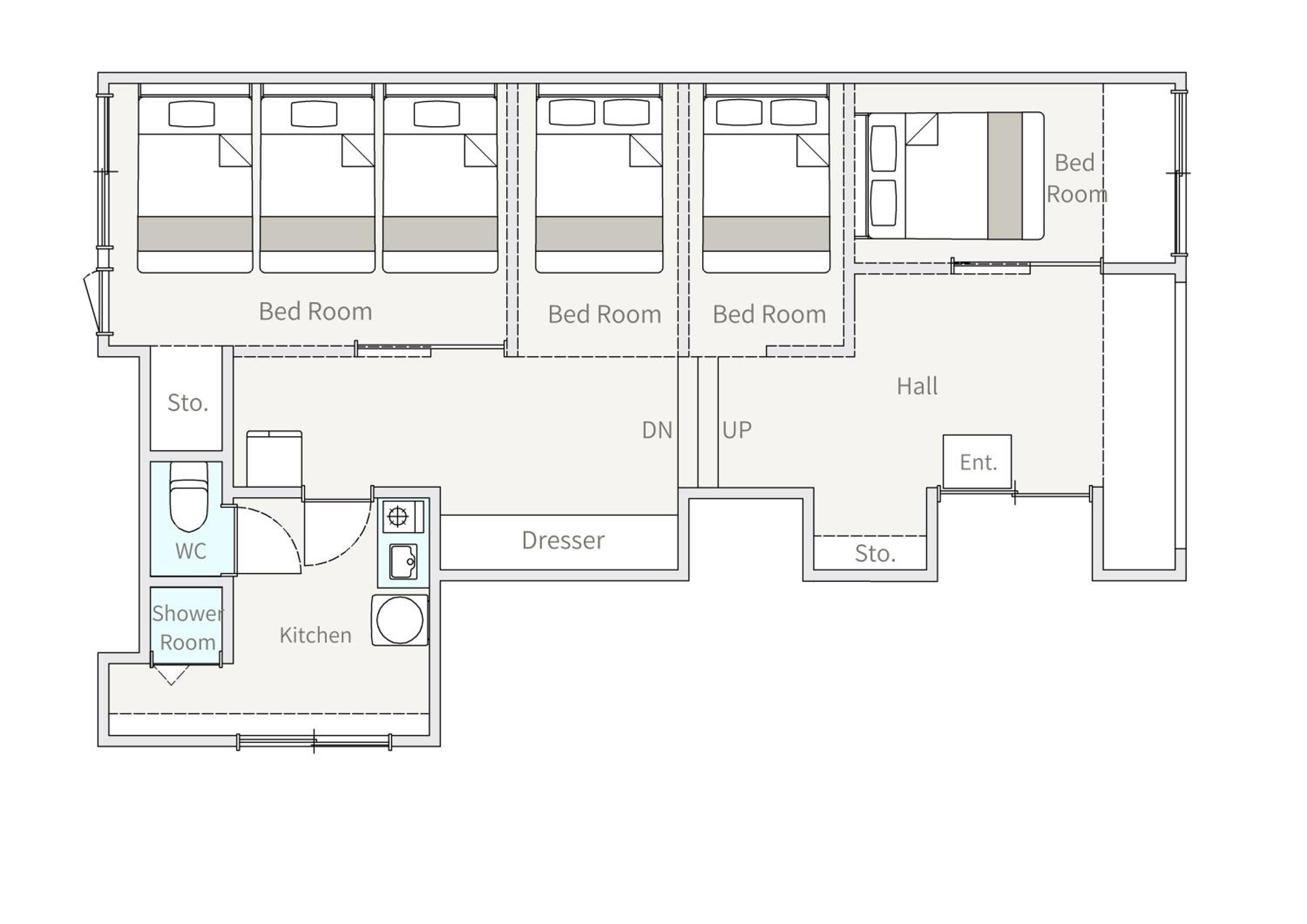 Four-Bedroom Apartment photo 1