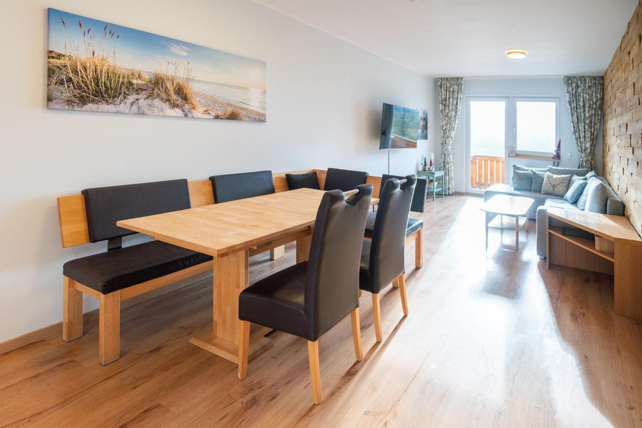 Three-Bedroom Apartment with Balcony