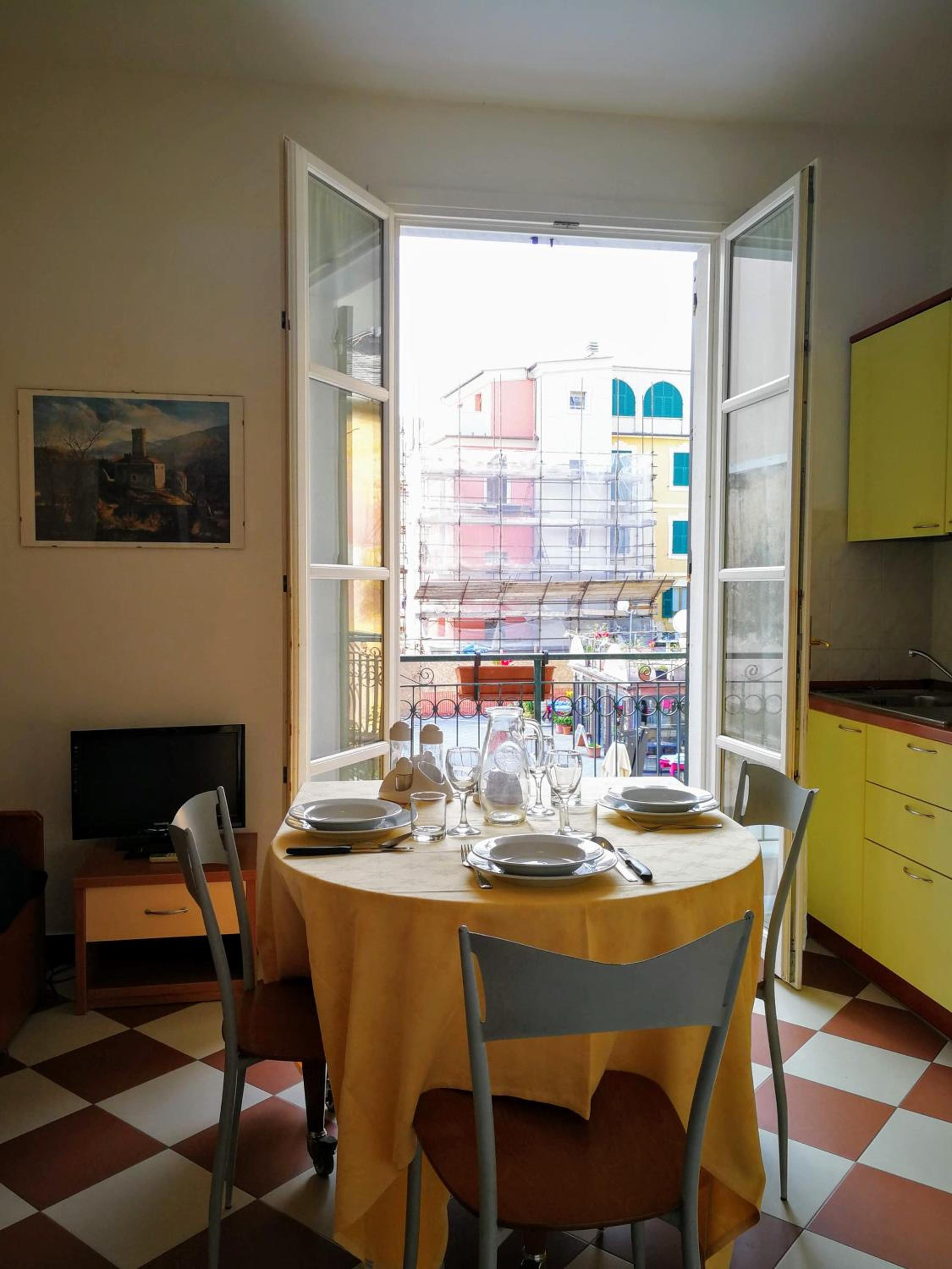 One-Bedroom Apartment with Balcony and City View