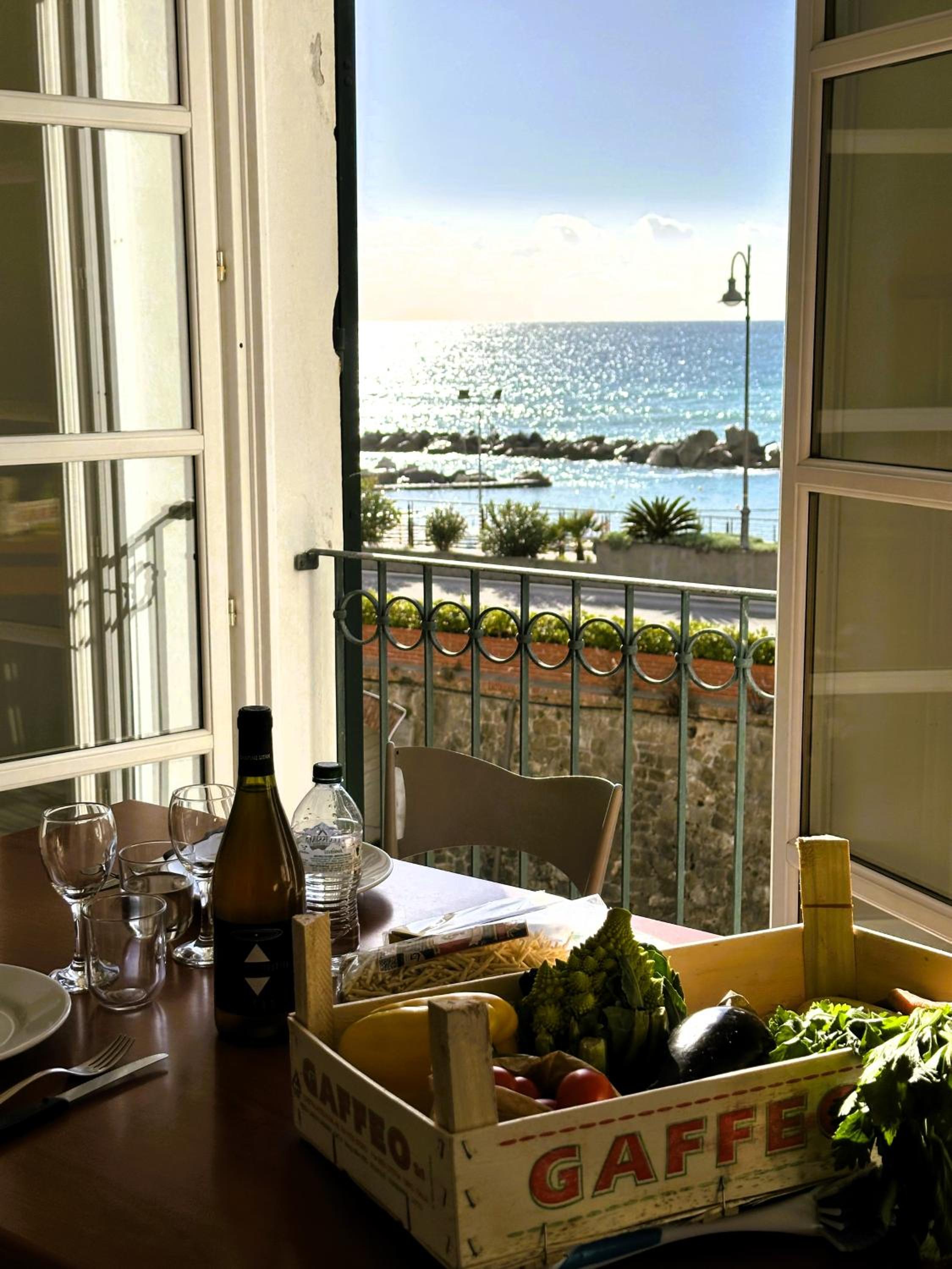 One-Bedroom Apartment with Balcony and Sea View