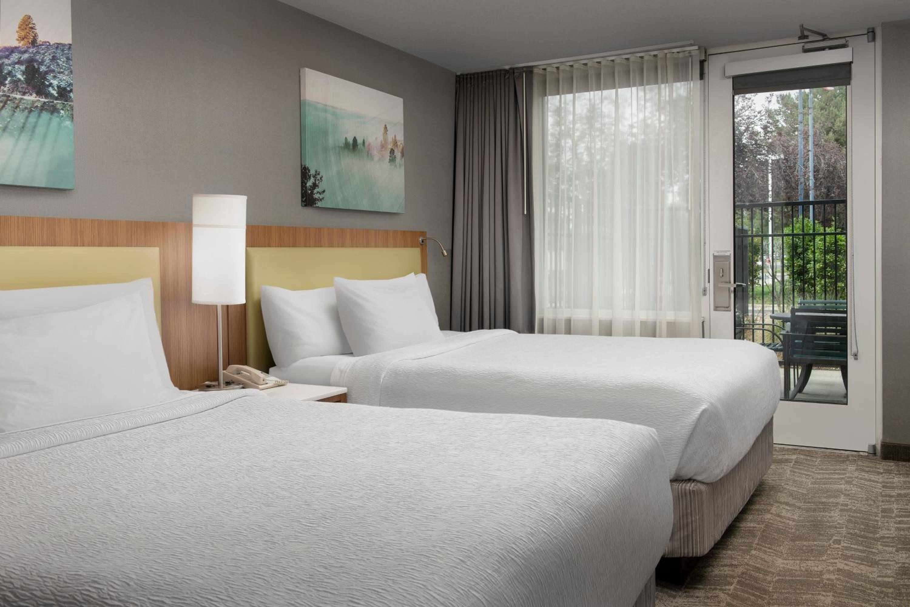 Queen Suite with Two Queen Beds, Deck and Sofa Bed