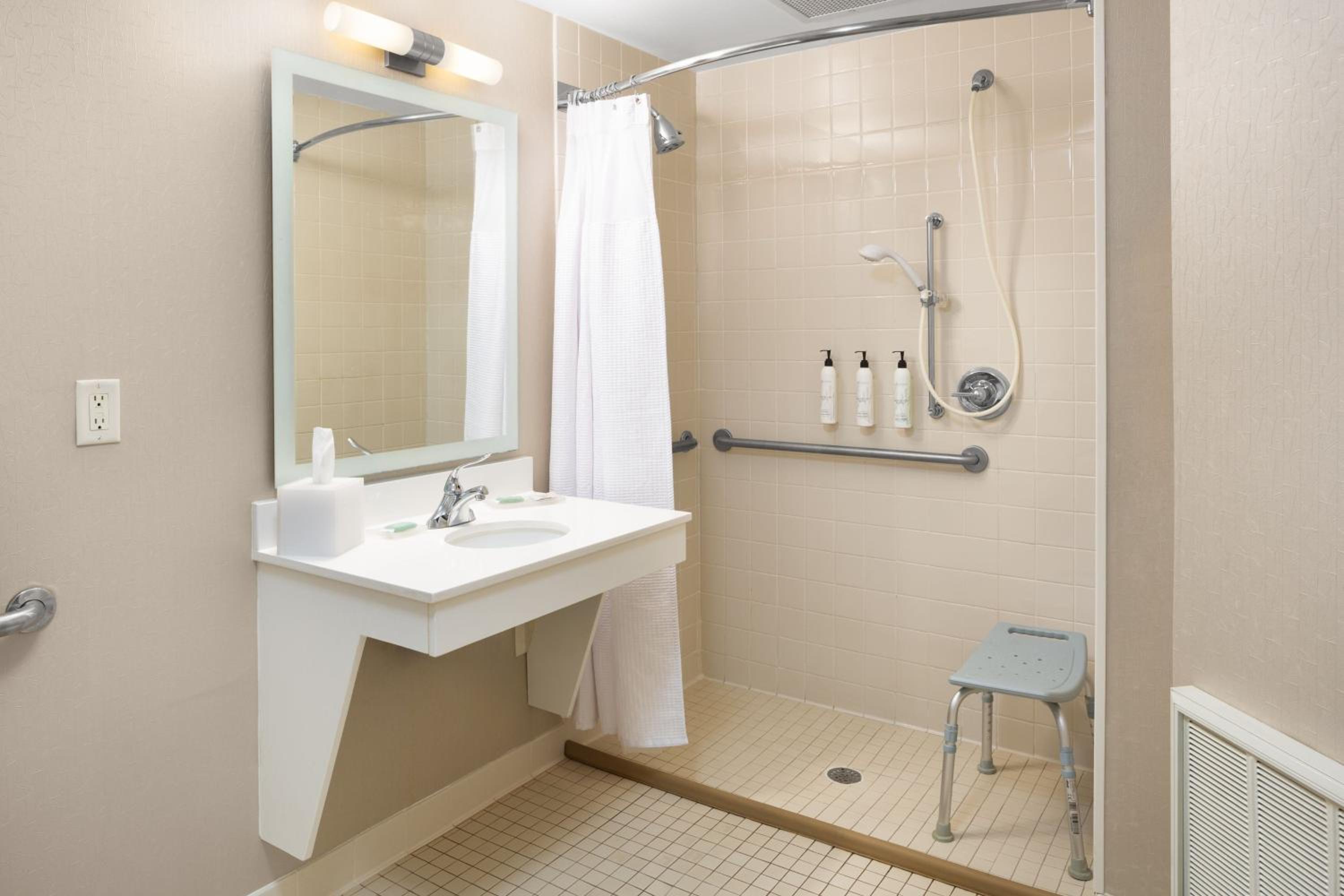 Suite with Roll-in Shower - Mobility and Hearing Accessible - Photo 5