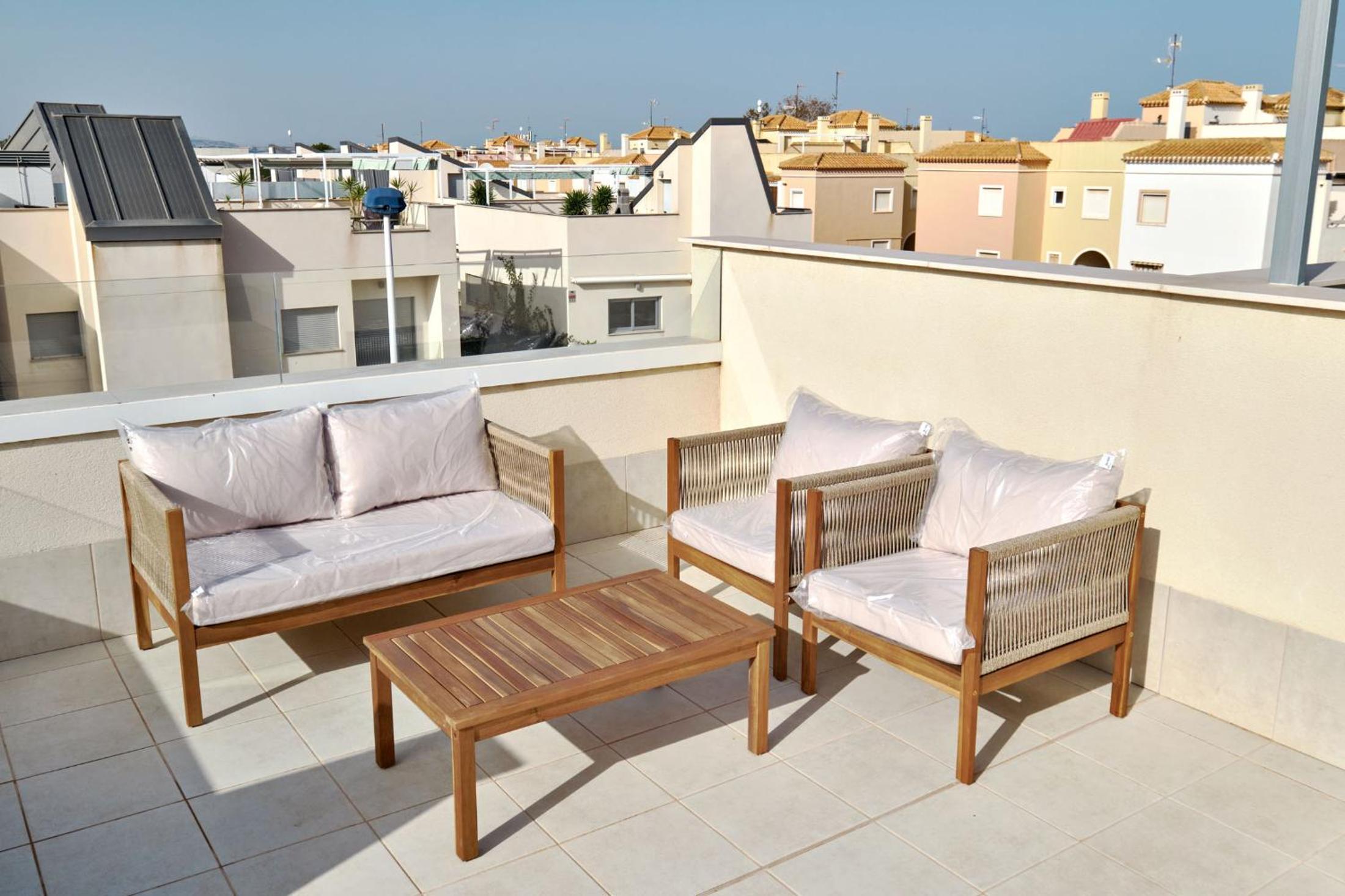 Two-Bedroom Apartment with Balcony and Terrace