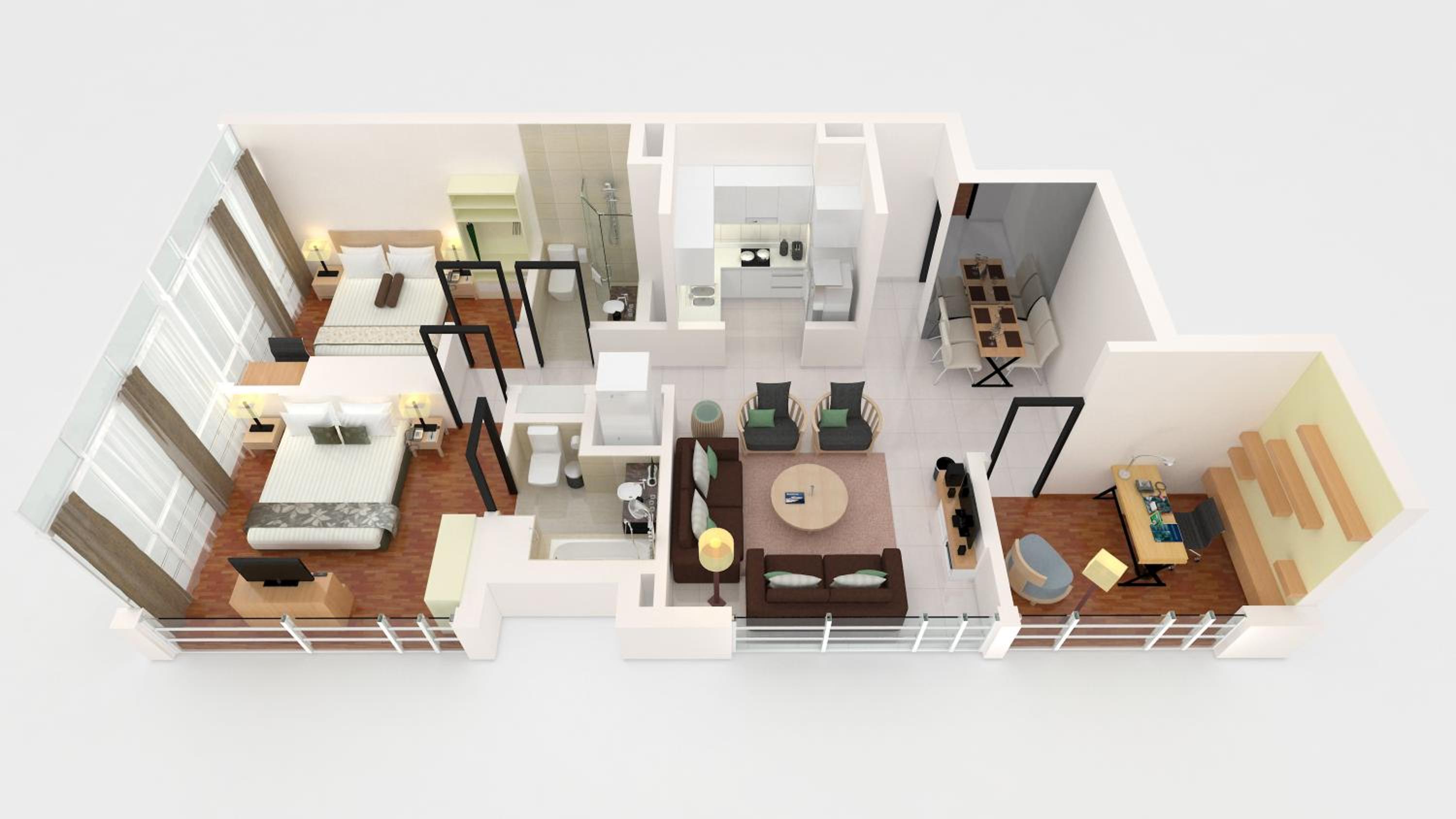 Two-bedroom Premier Suite thumbnail 6