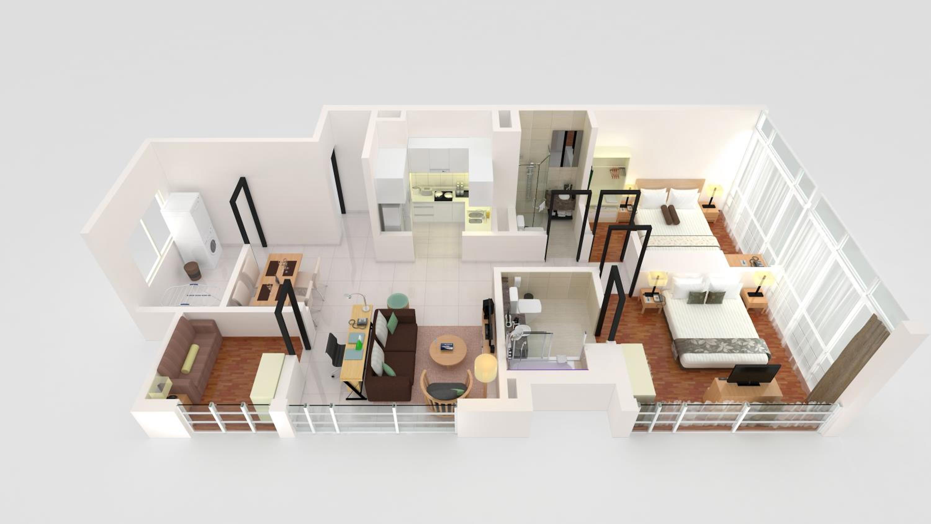 Two-Bedroom Suite Two-Bedroom Suite