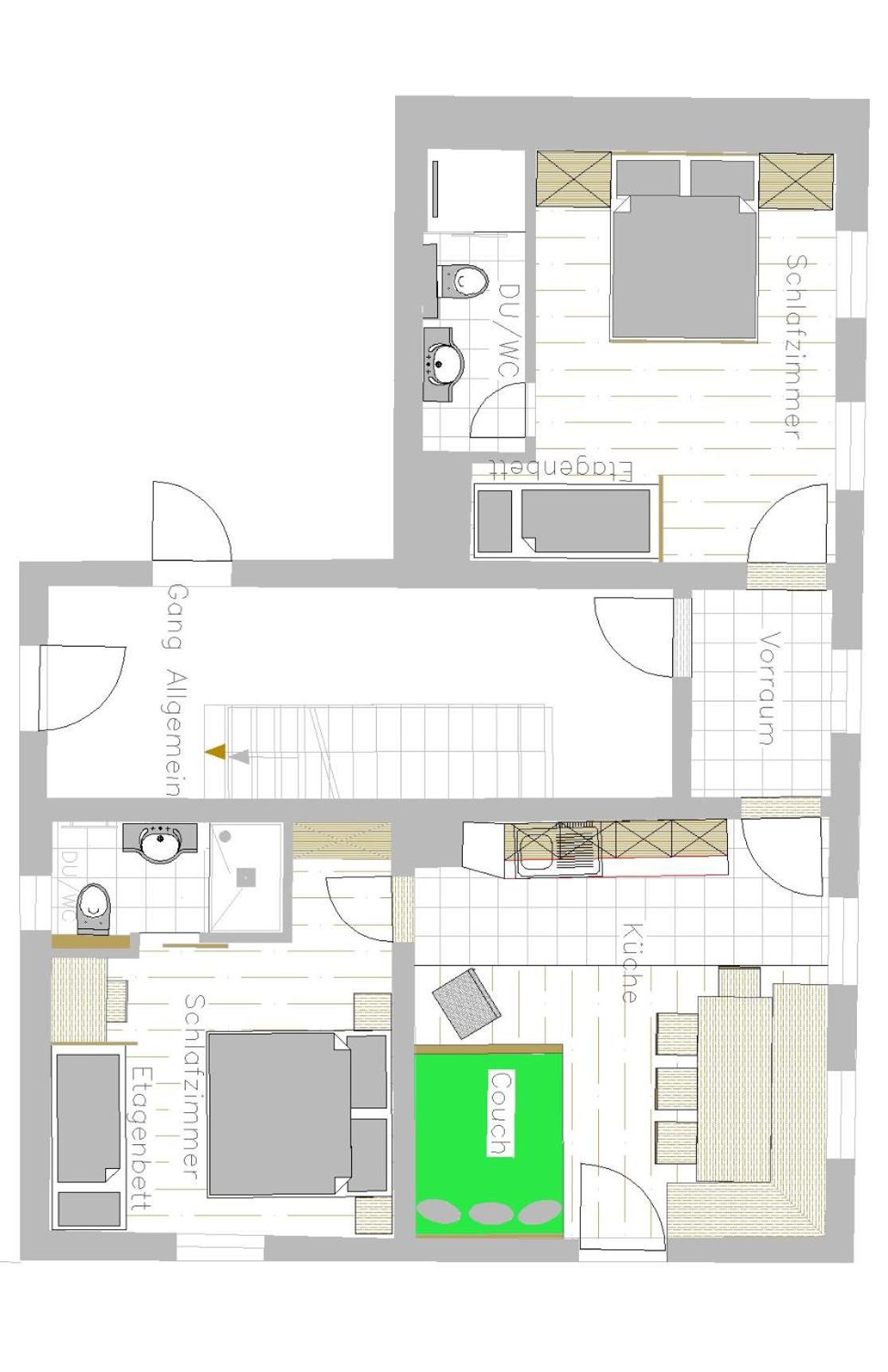 Two-Bedroom Apartment with Balcony photo 1