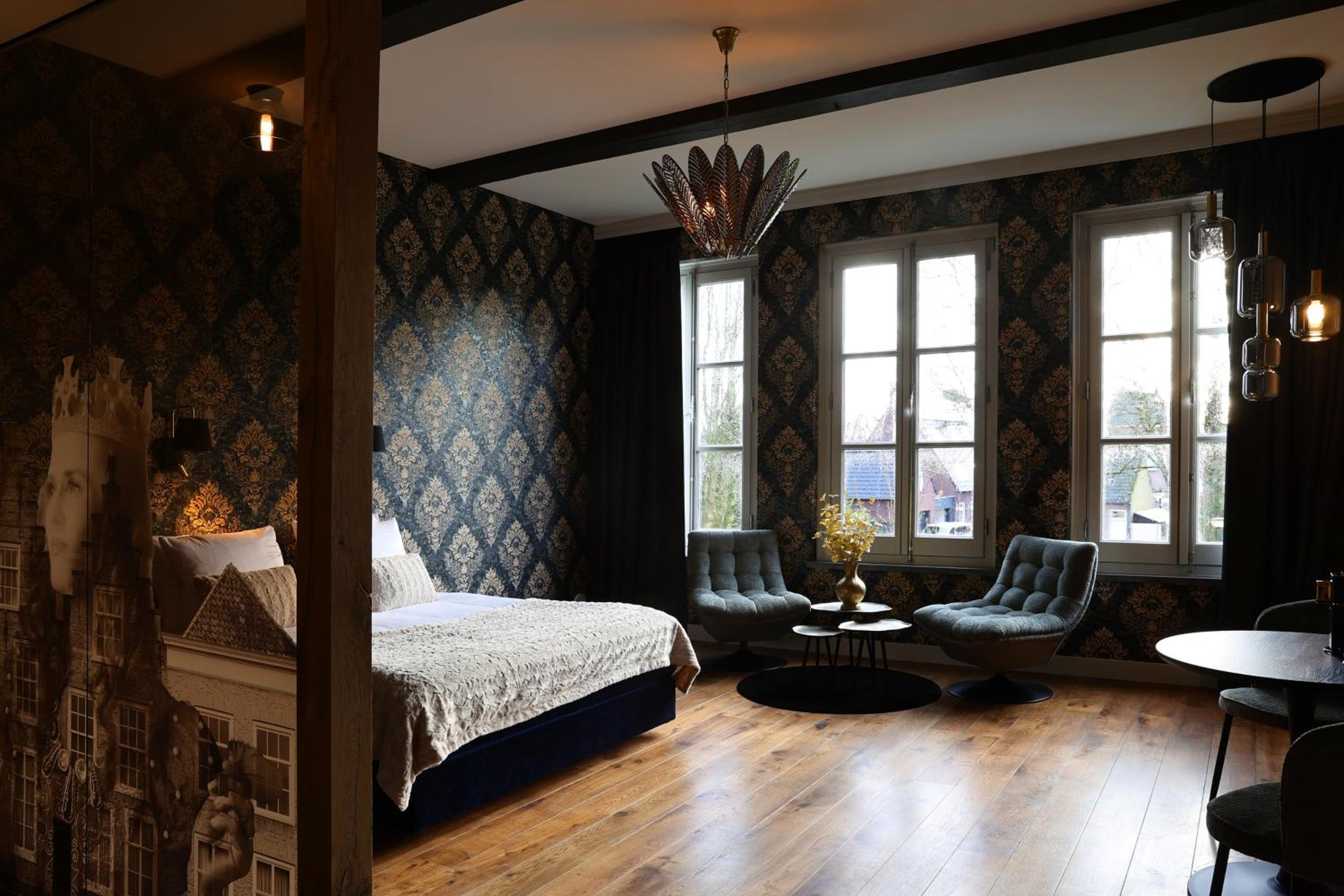 Deluxe kamer met uitzicht op tuin