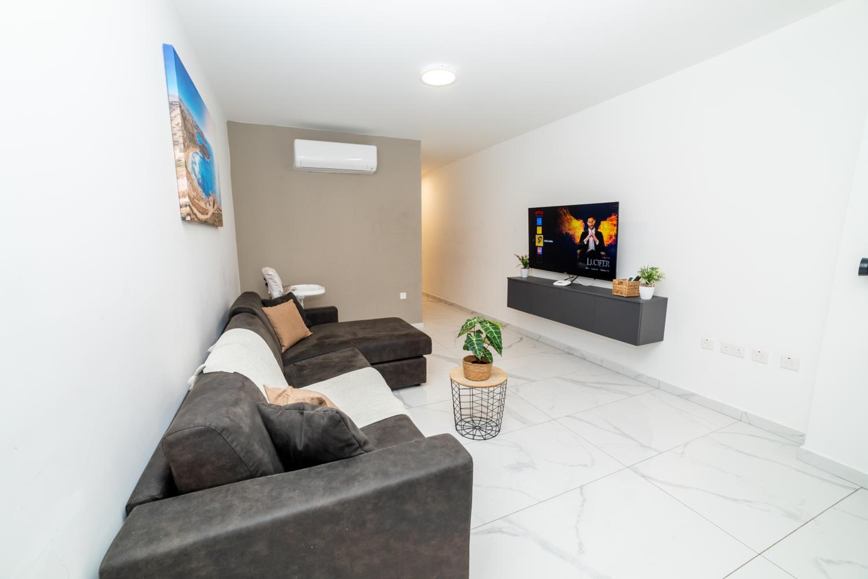 Three-Bedroom Apartment with Balcony