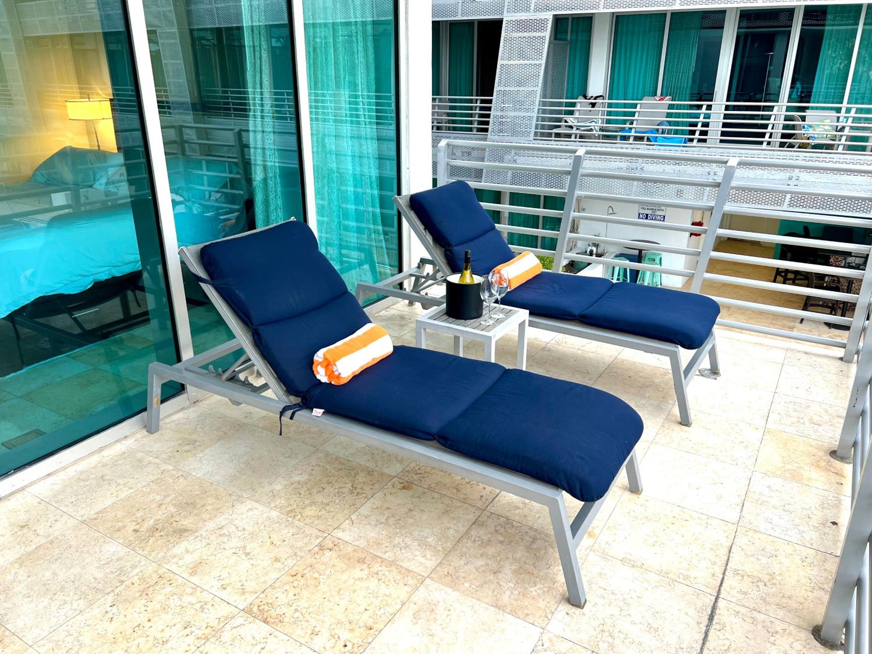 Studio with Balcony