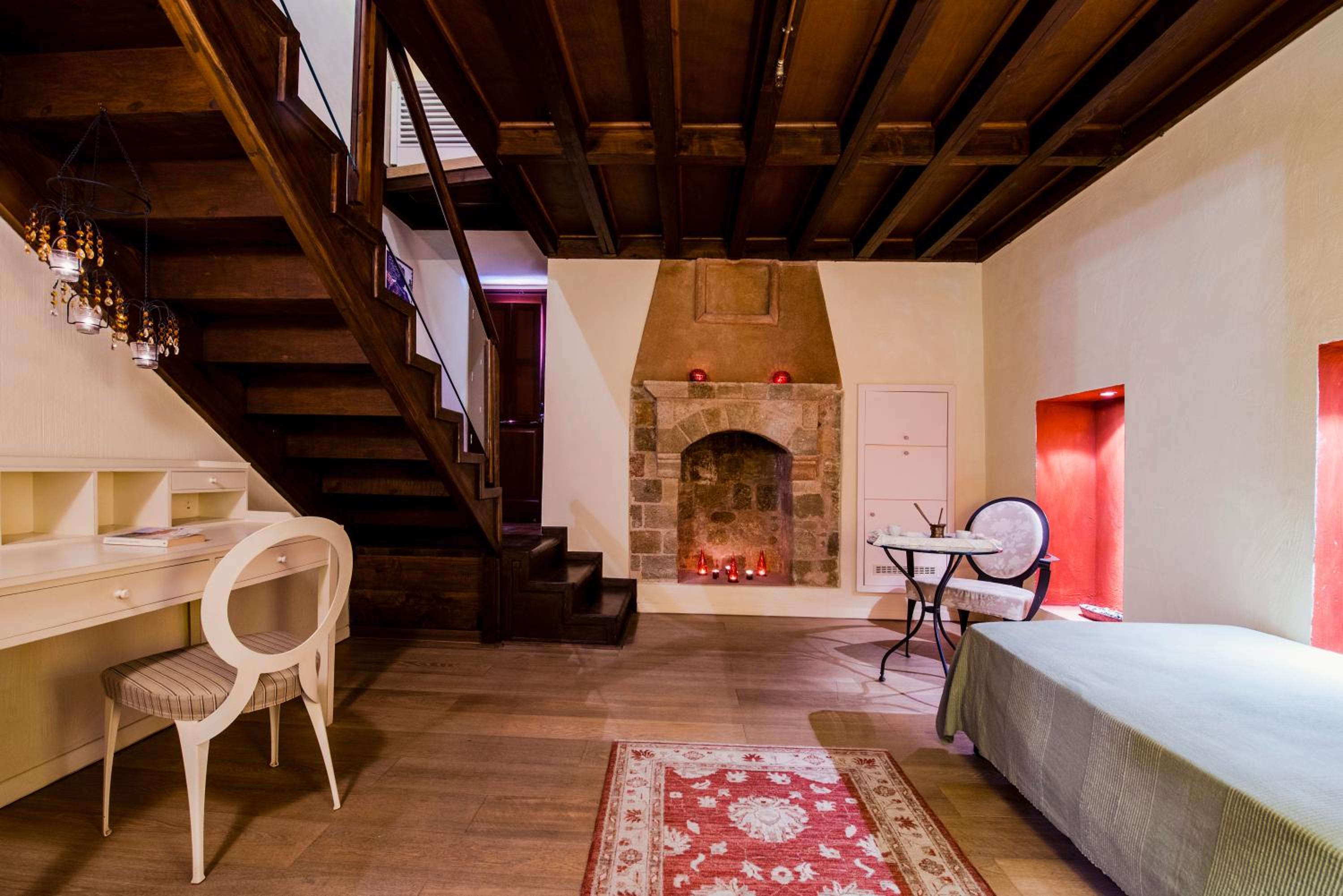 Notos Suite with Jetted Shower & Medieval Town View photo 3