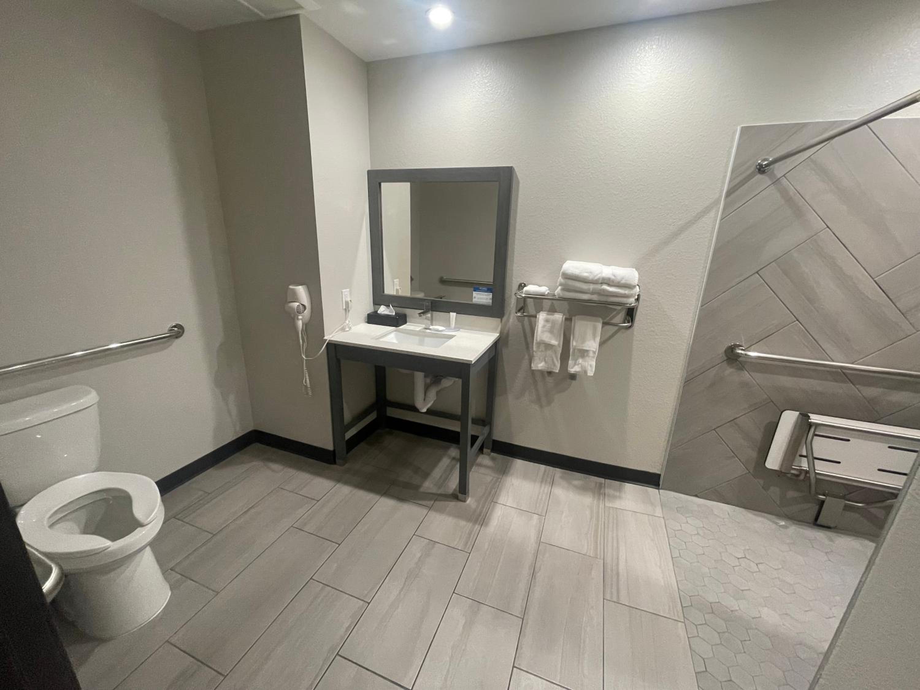 Queen Room with Roll-In Shower - Disability Access/Non Smoking/Interior Hall photo 2
