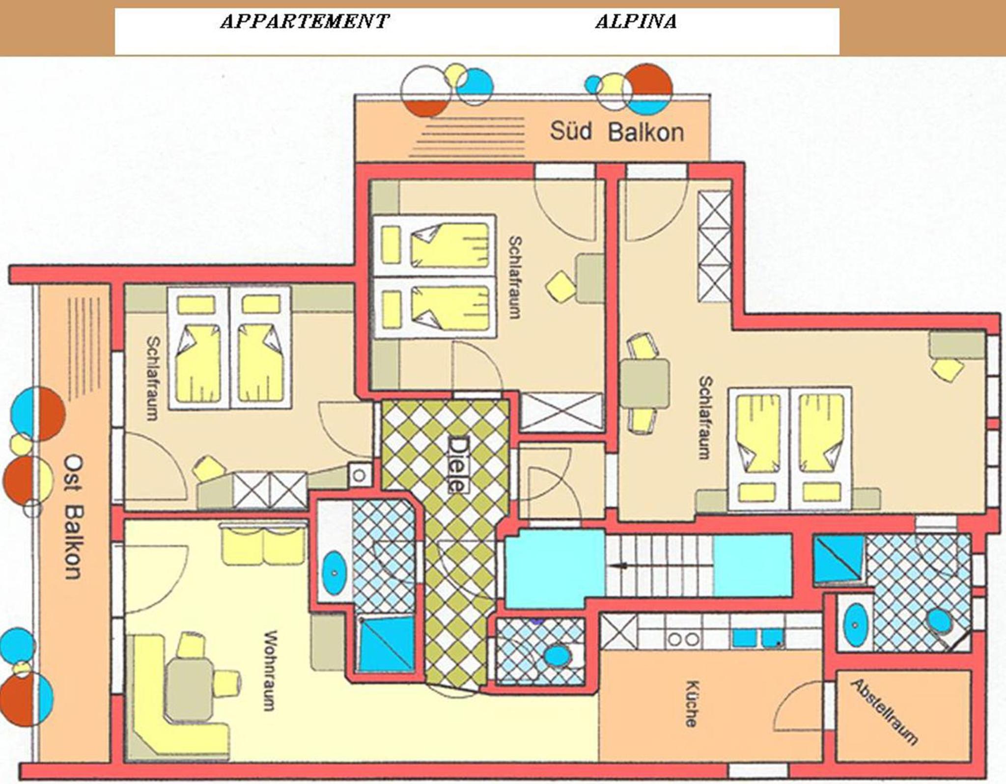 Three-Bedroom Apartment with Balcony photo 3