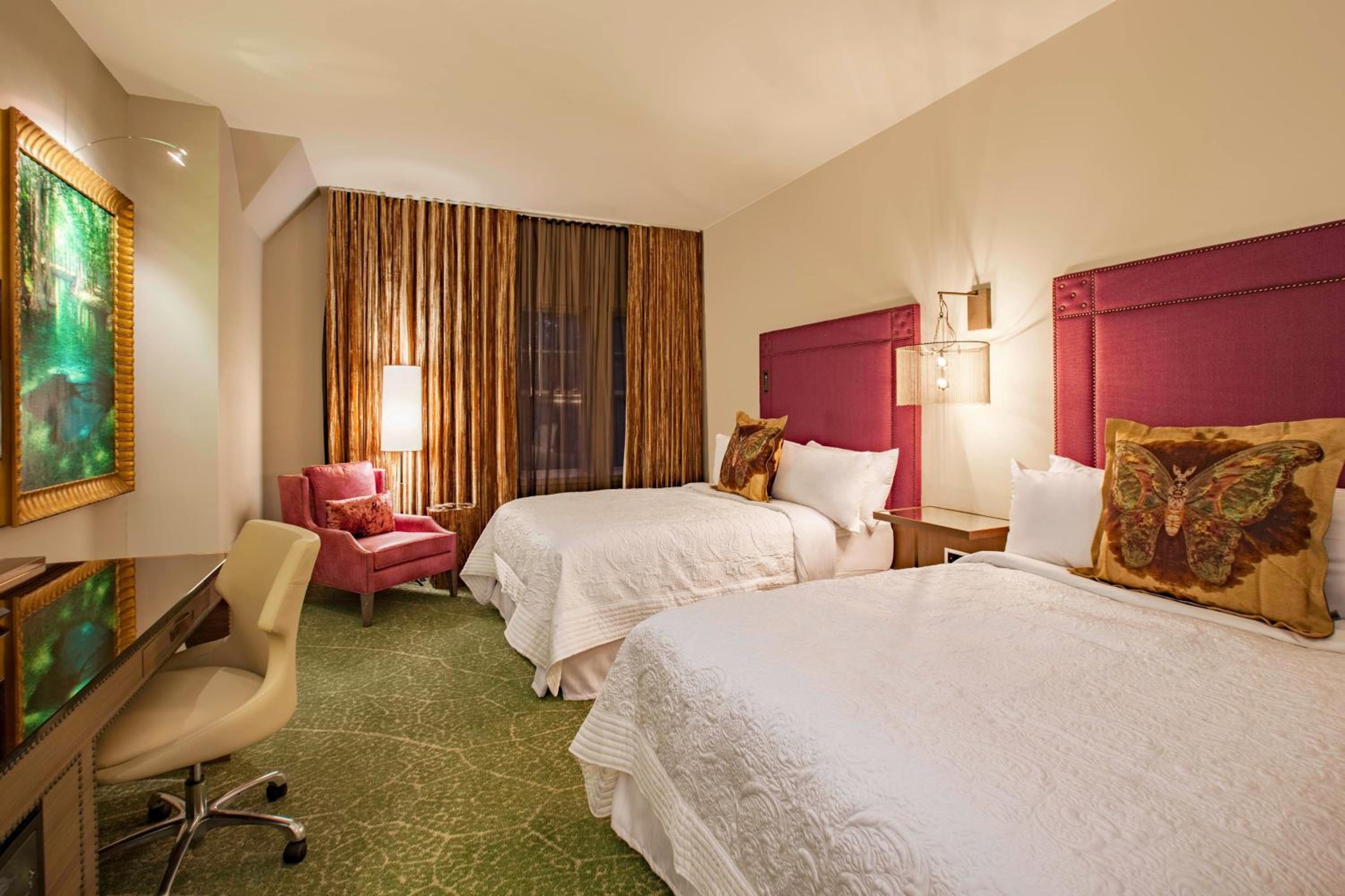 Queen Room with Two Queen Beds and Roll-in Shower - Mobility and Hearing Accessible photo 1