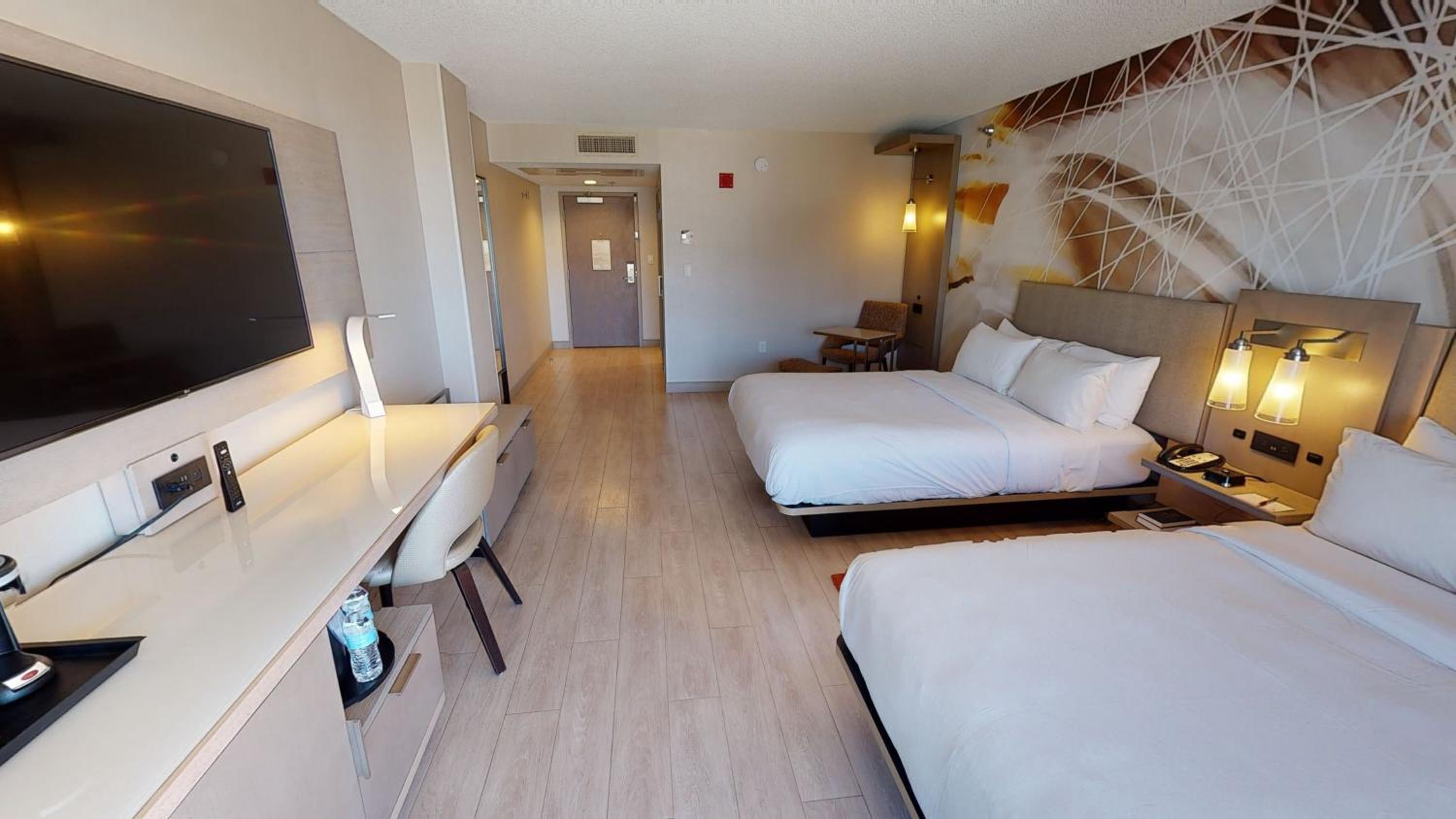 Queen Room with Two Queen Beds and Roll-in Shower - Mobility Accessible