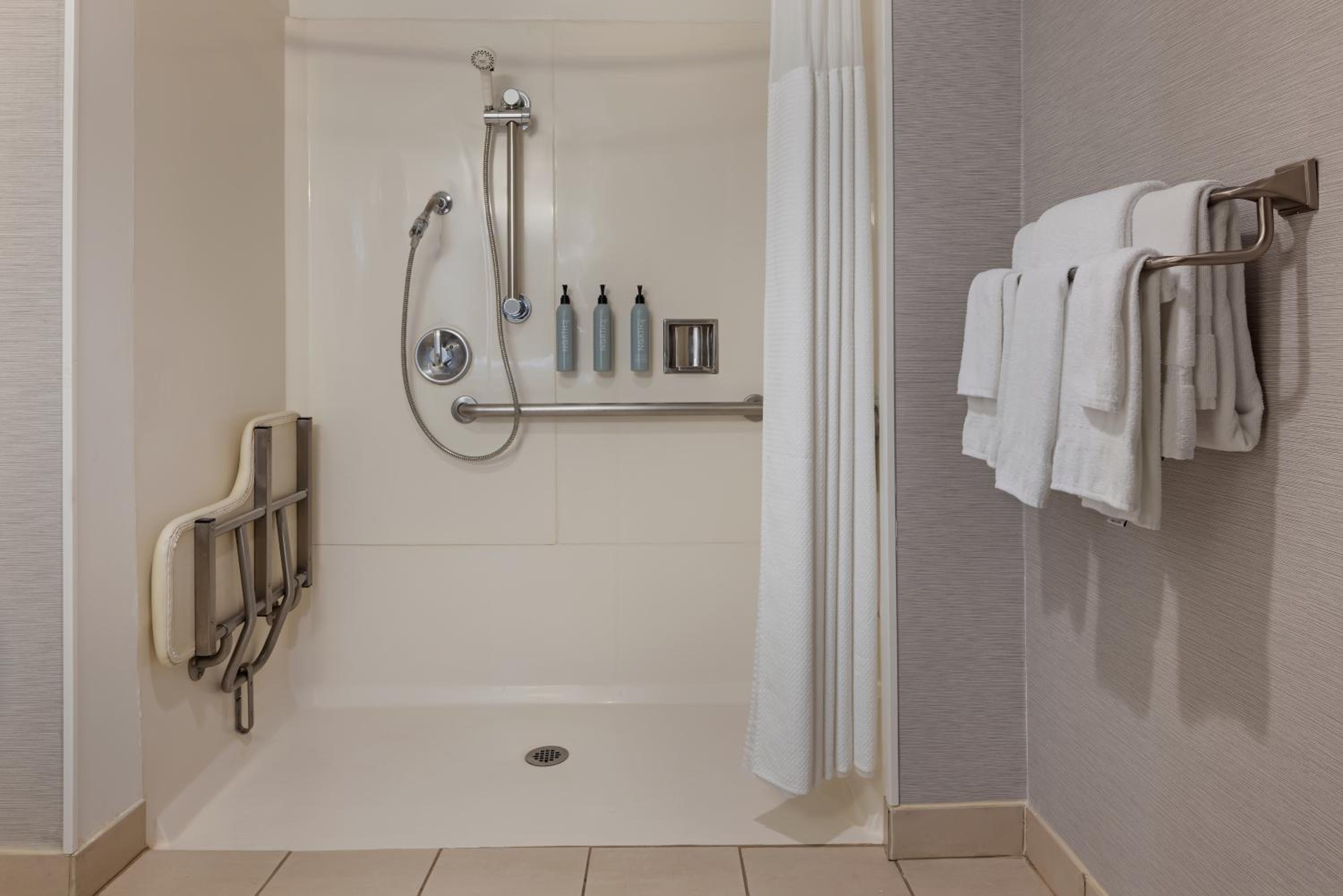 King Room with Sofa Bed and Roll-in Shower - Mobility and Hearing Accessible