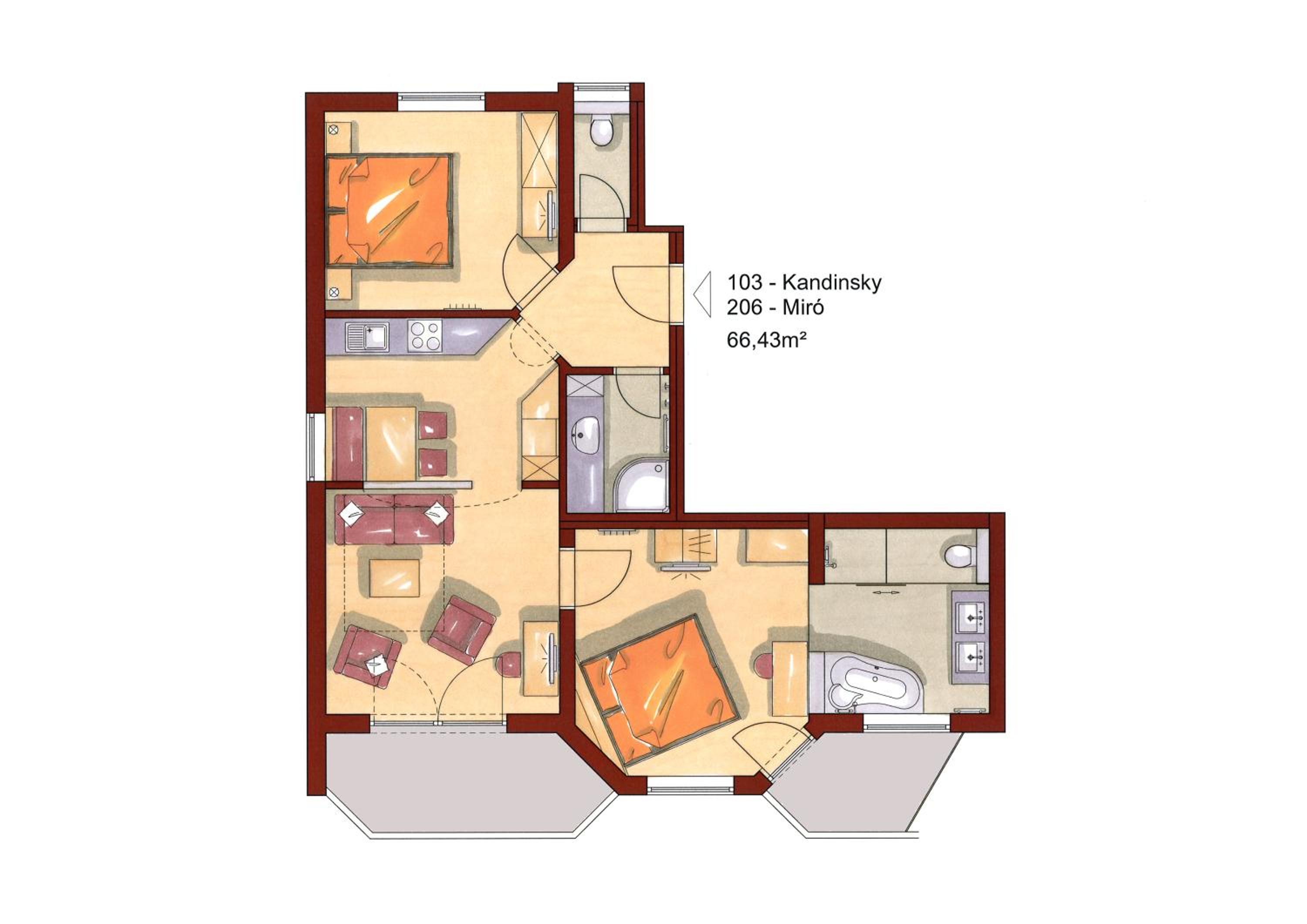Two-Bedroom Apartment - Photo 4