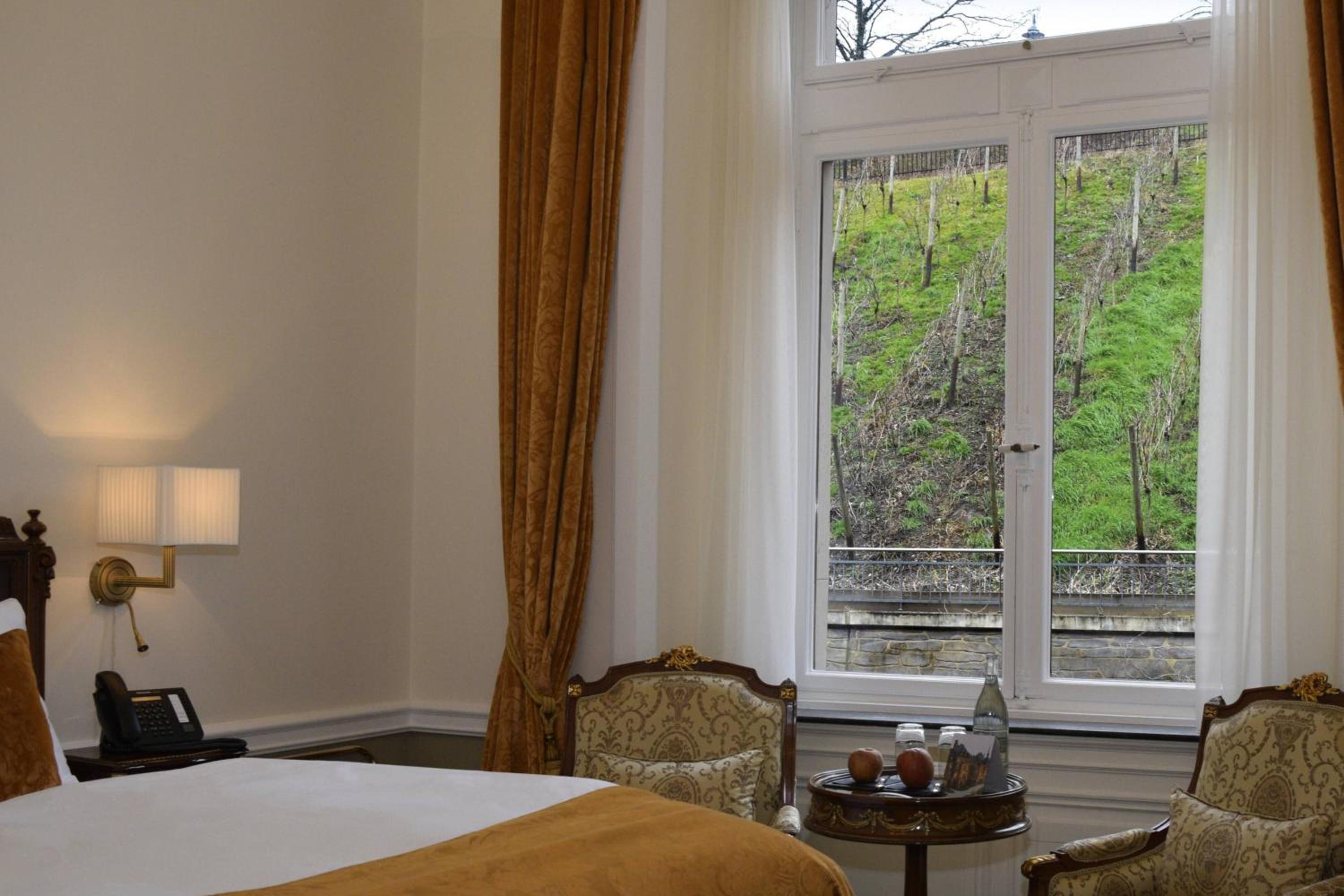 Castle guest room, Larger Guest room, 1 King, Vineyard view thumbnail 5