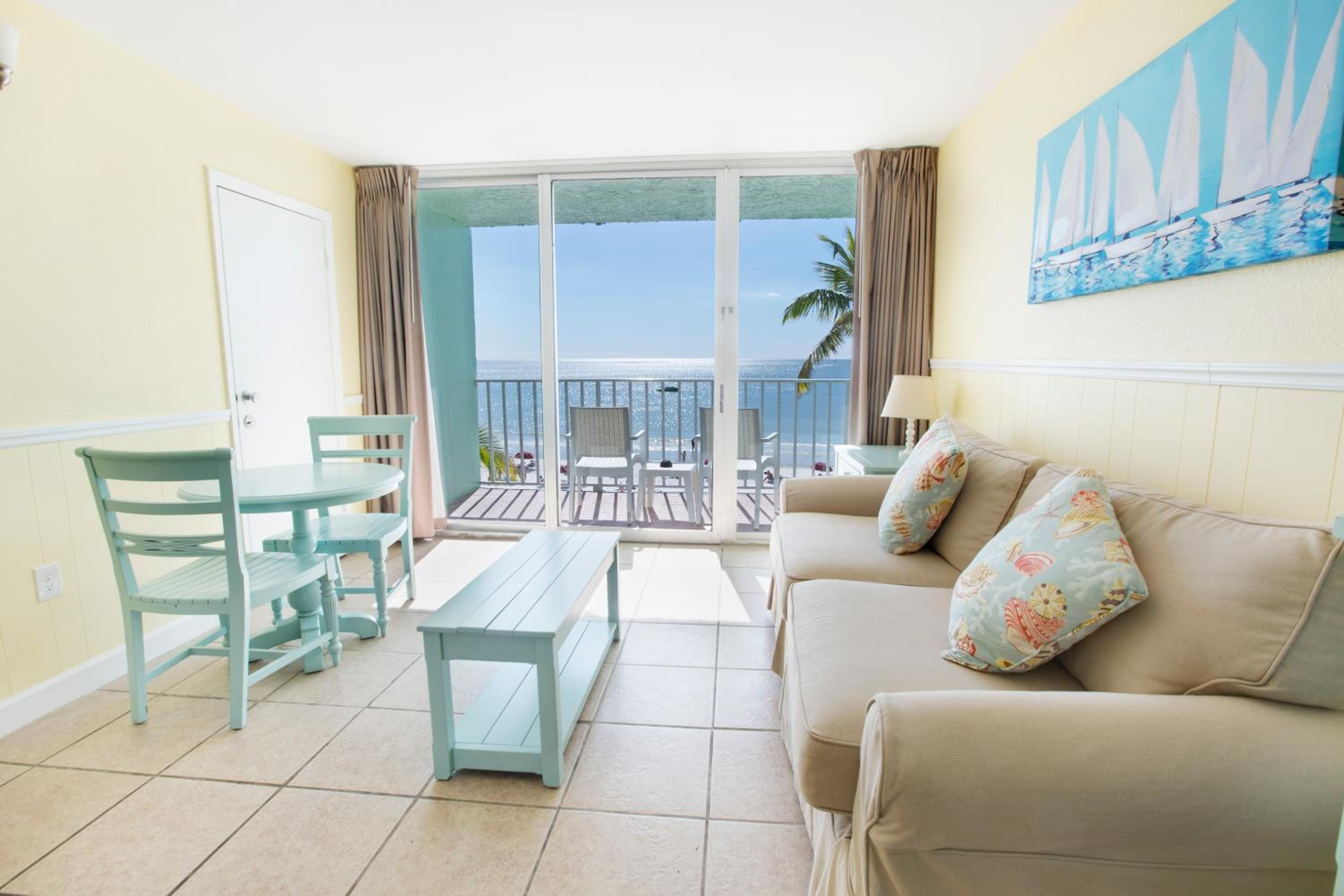 Beachfront Two Double Beds Room with Balcony - Photo 1