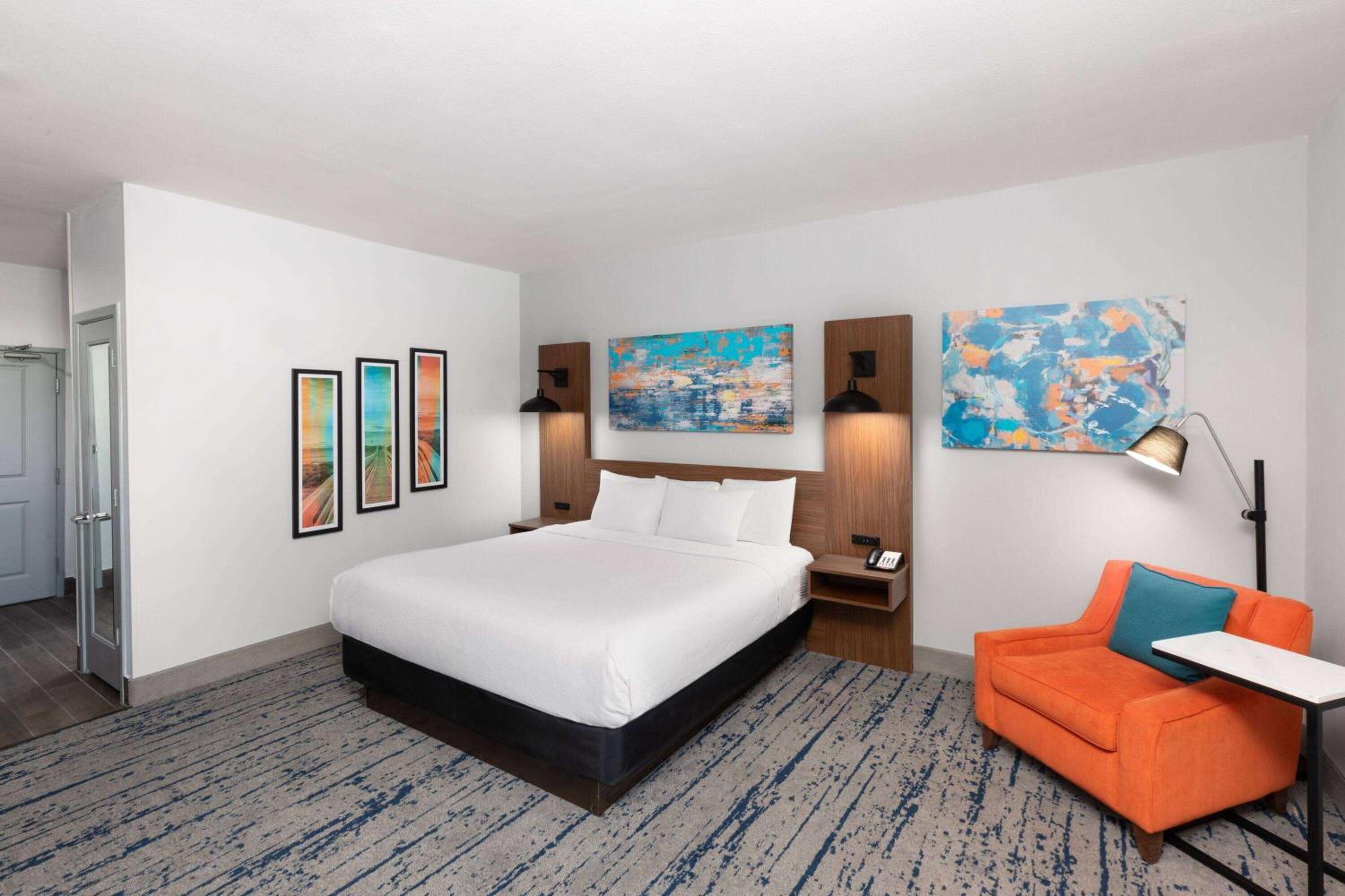 1 King Bed, Deluxe Mobility/Hearing Access Suite, Tub w/Grab Bars, No Smoking photo 3