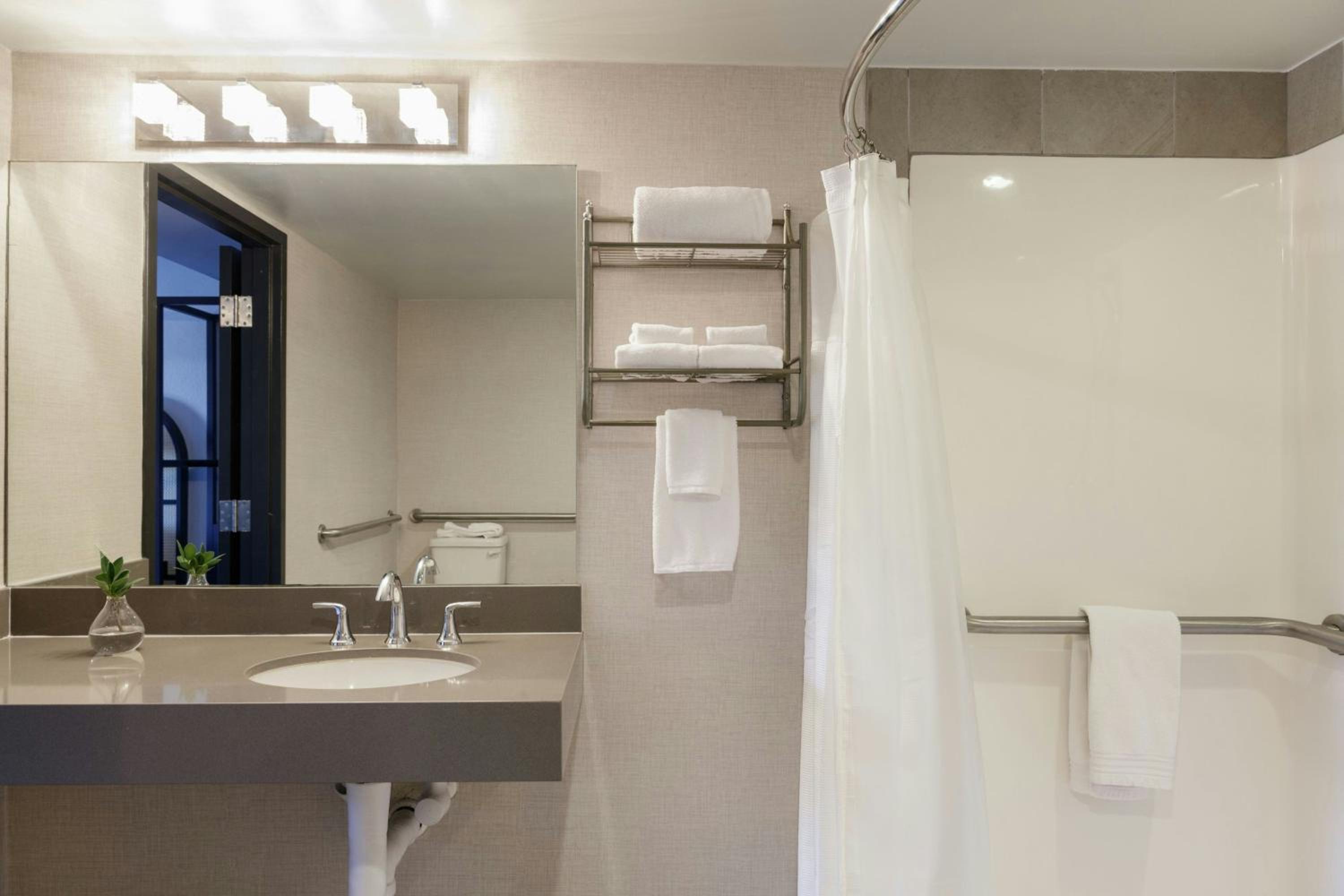 One-Bedroom Luxury King Suite with Sofa Bed, Roll-in Shower and Pool View - Mobility Accessible - Photo 4