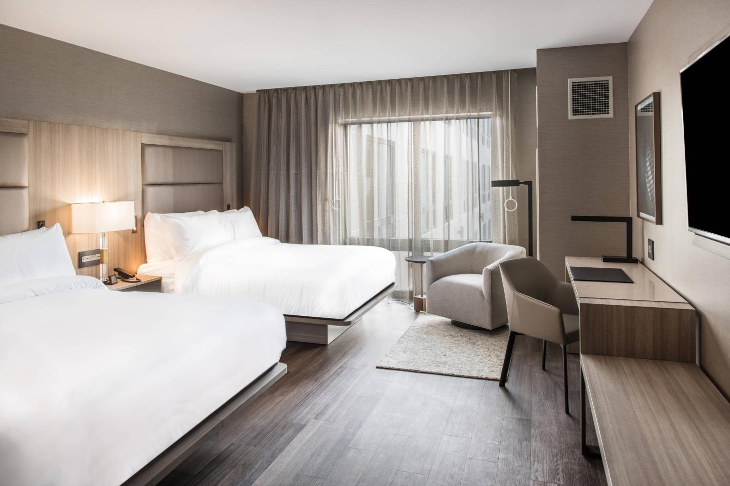 Queen Room with Two Queen Beds and Roll-in Shower - Mobility and Hearing Accessible photo 1