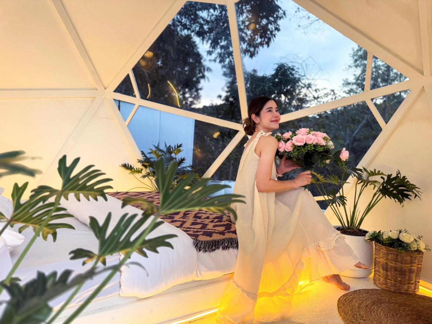 Dome Tent with Mountain View