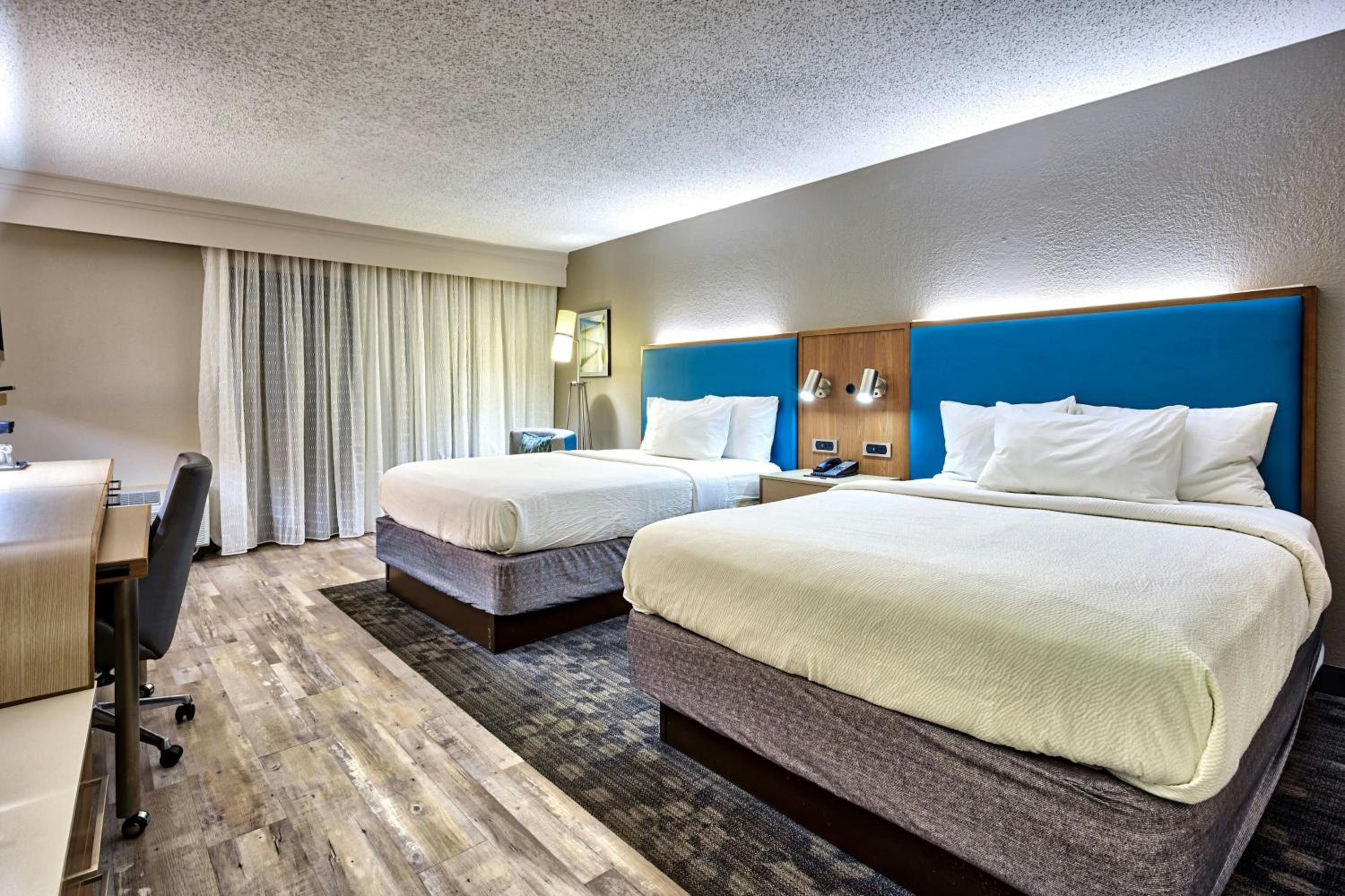 Queen Room with Two Queen Beds and Adapted Tub - Mobility and Hearing Accessible