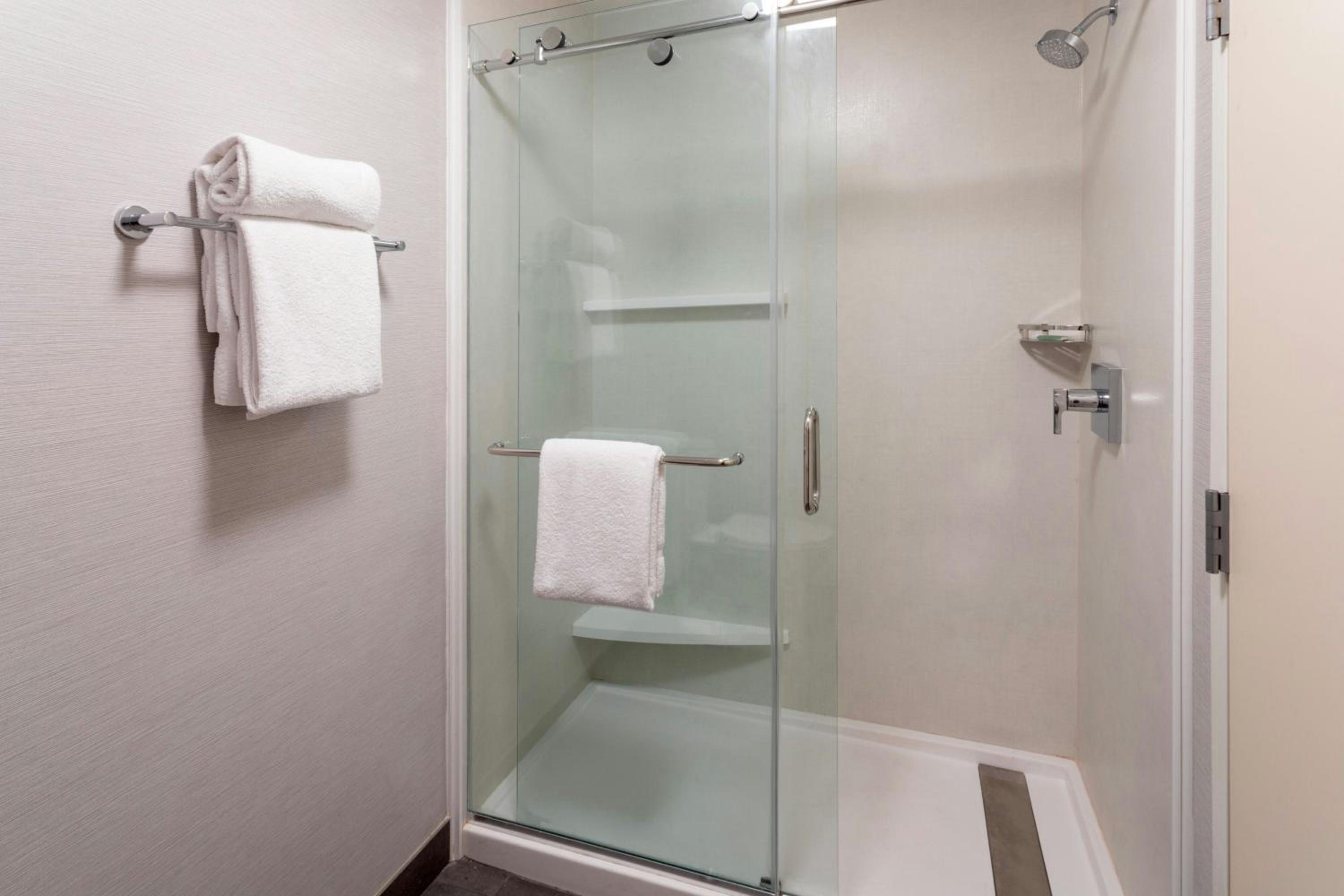 King Room with Sofa Bed and Roll-in Shower - Mobility and Hearing Accessible