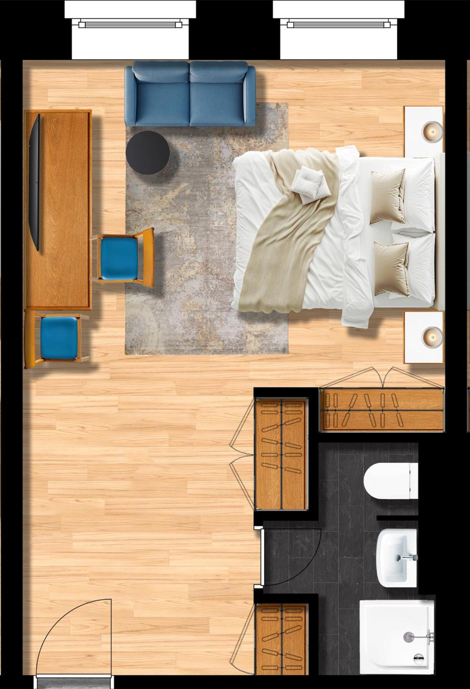 Deluxe Double Studio