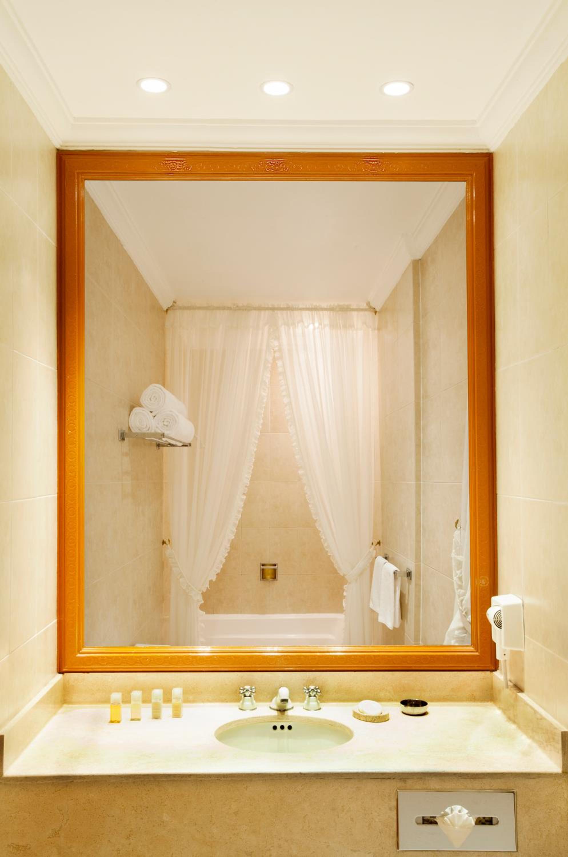 Relax in luxury with our elegant bathroom amenities.