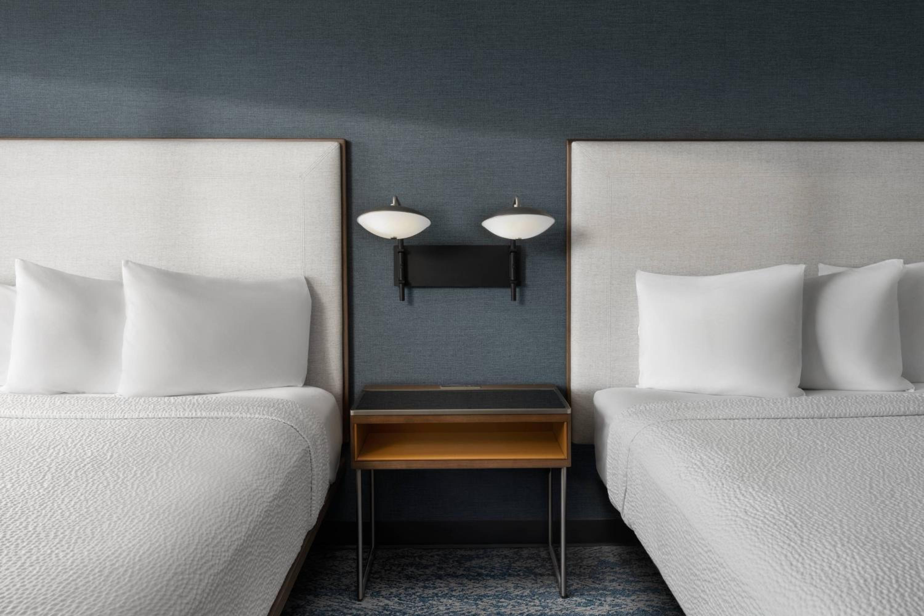 Queen Room with Two Queen Beds - Limited View - Mobility Accessible w/Roll In Shower