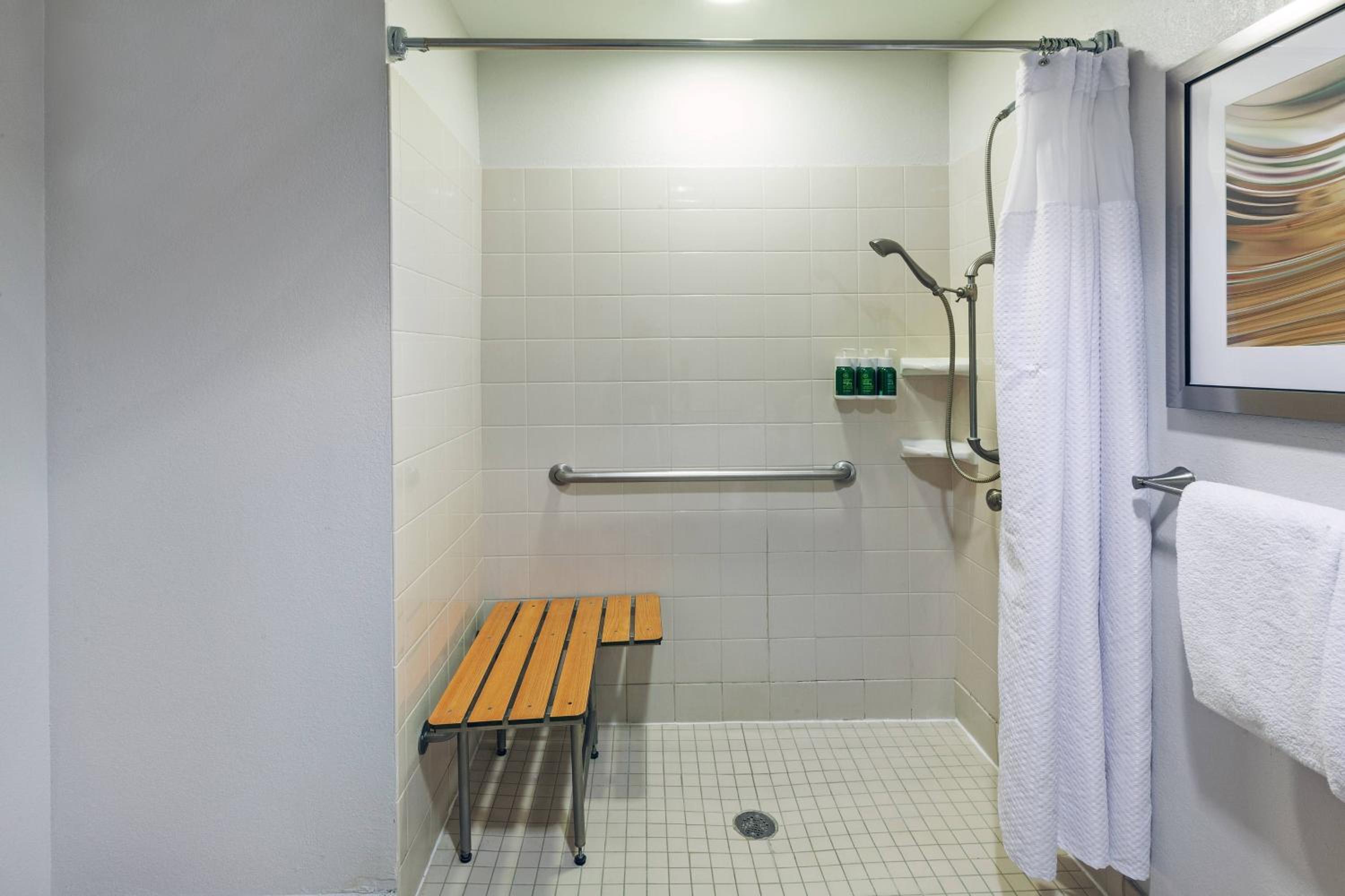 King Suite, 1 Bedroom Suite, 1 King, Sofa bed, Corner room (Mobility & Hearing Accessible w/ Roll-in Shower)