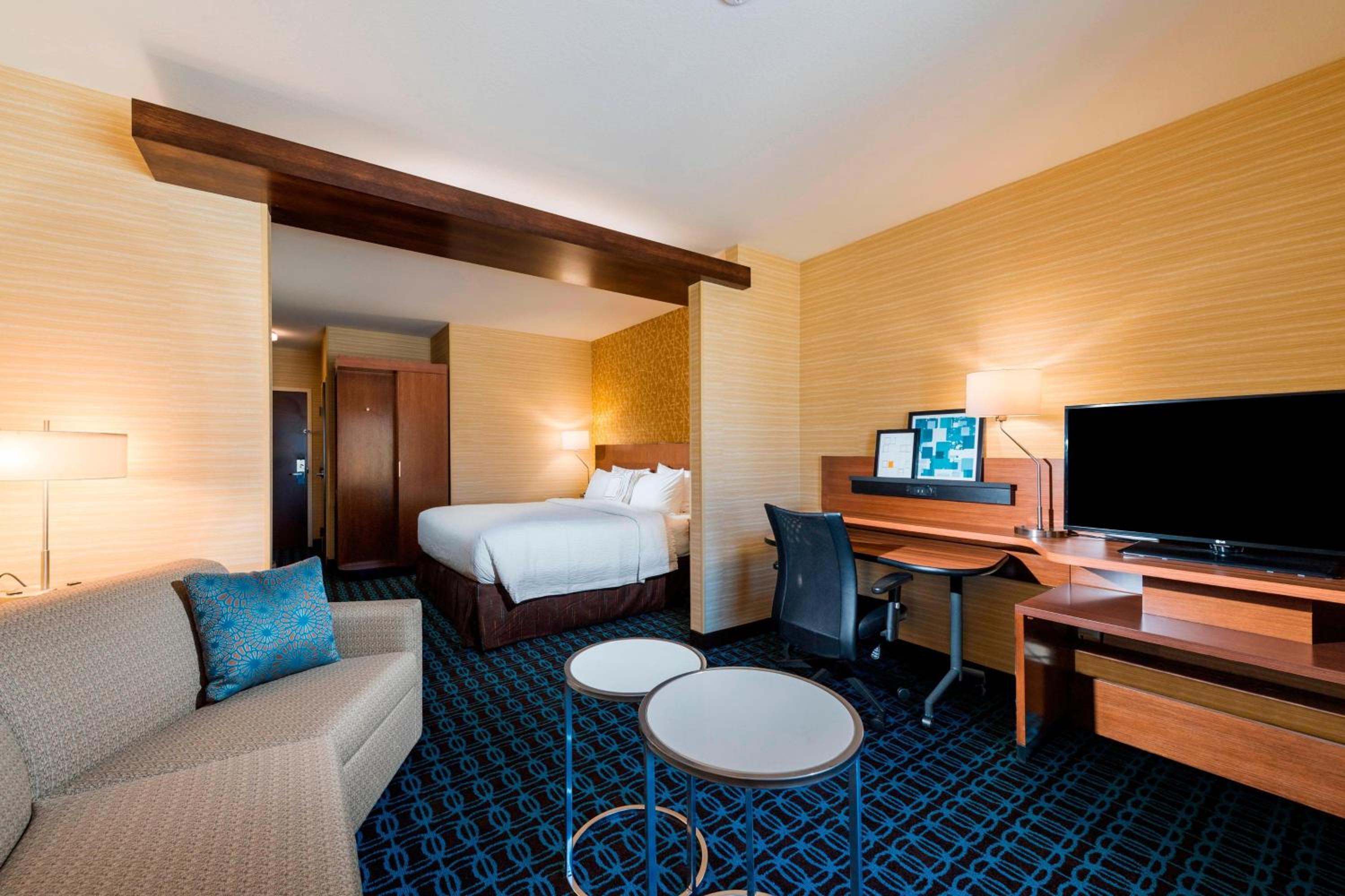 King Suite with Sofa Bed and Roll-in Shower - Mobility and Hearing Accessible
