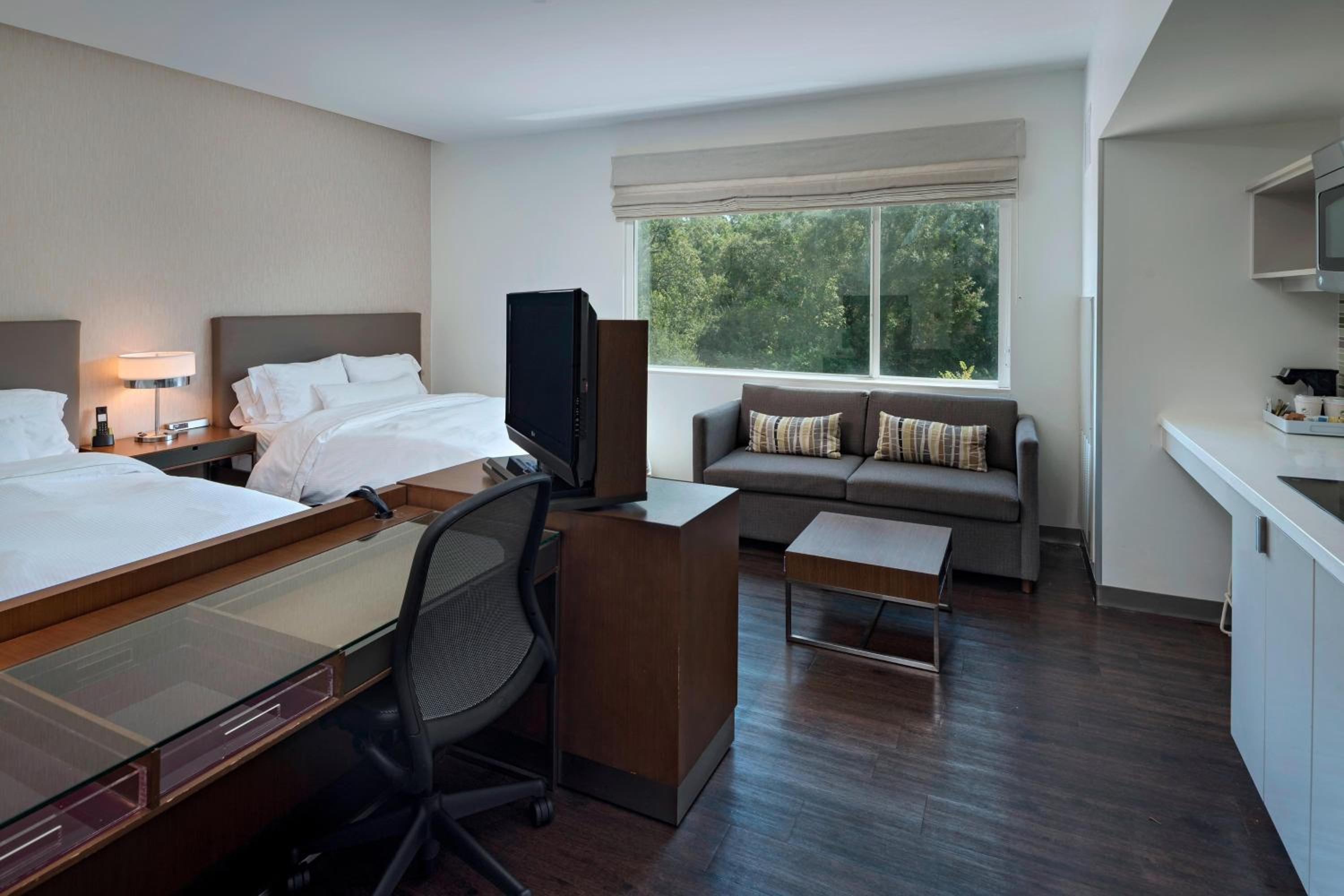 Studio with Two Queen Beds and Roll-In Shower - Mobility and Hearing Accessible - Photo 1