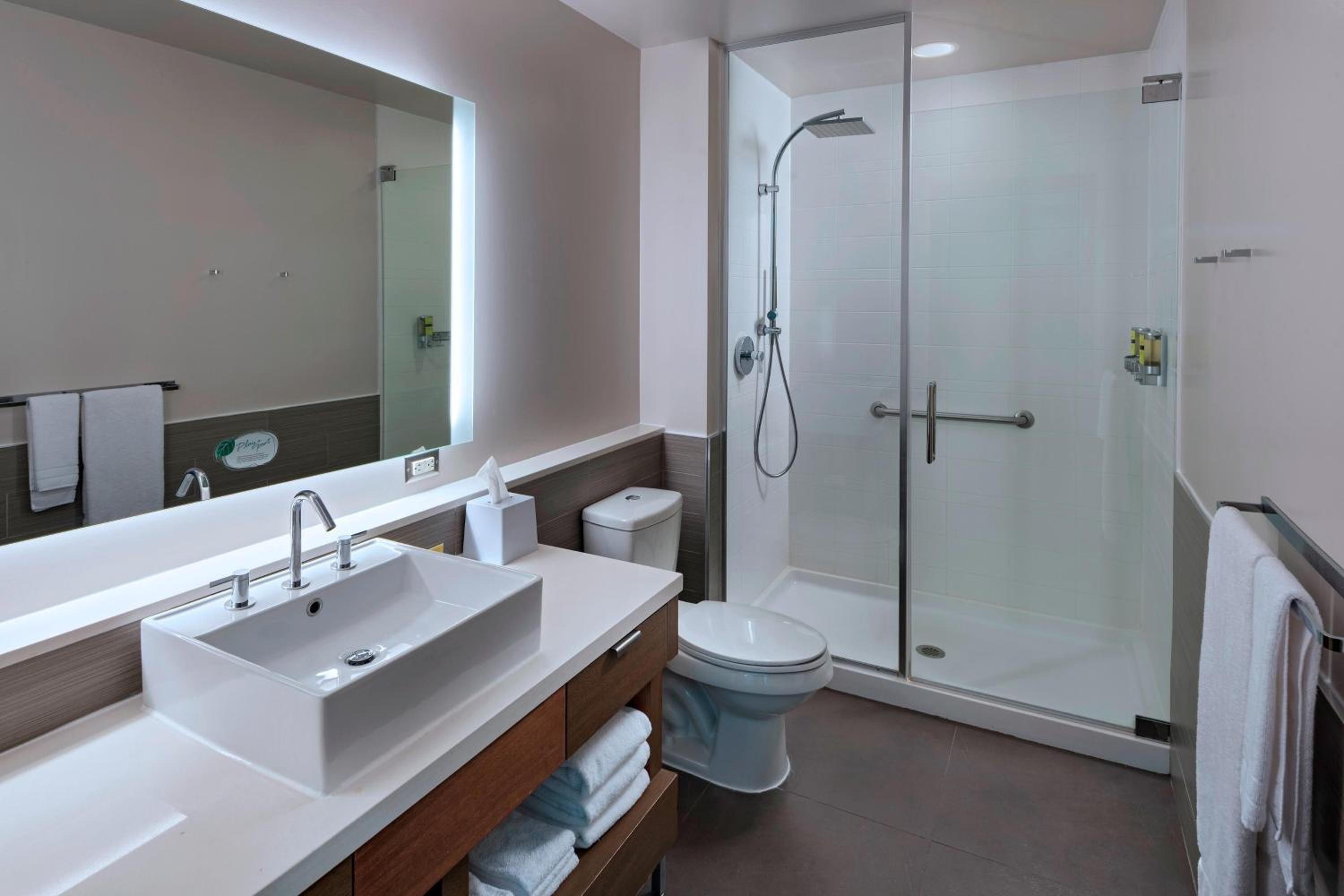 King Room with Roll-in Shower - Mobility and Hearing Accessible