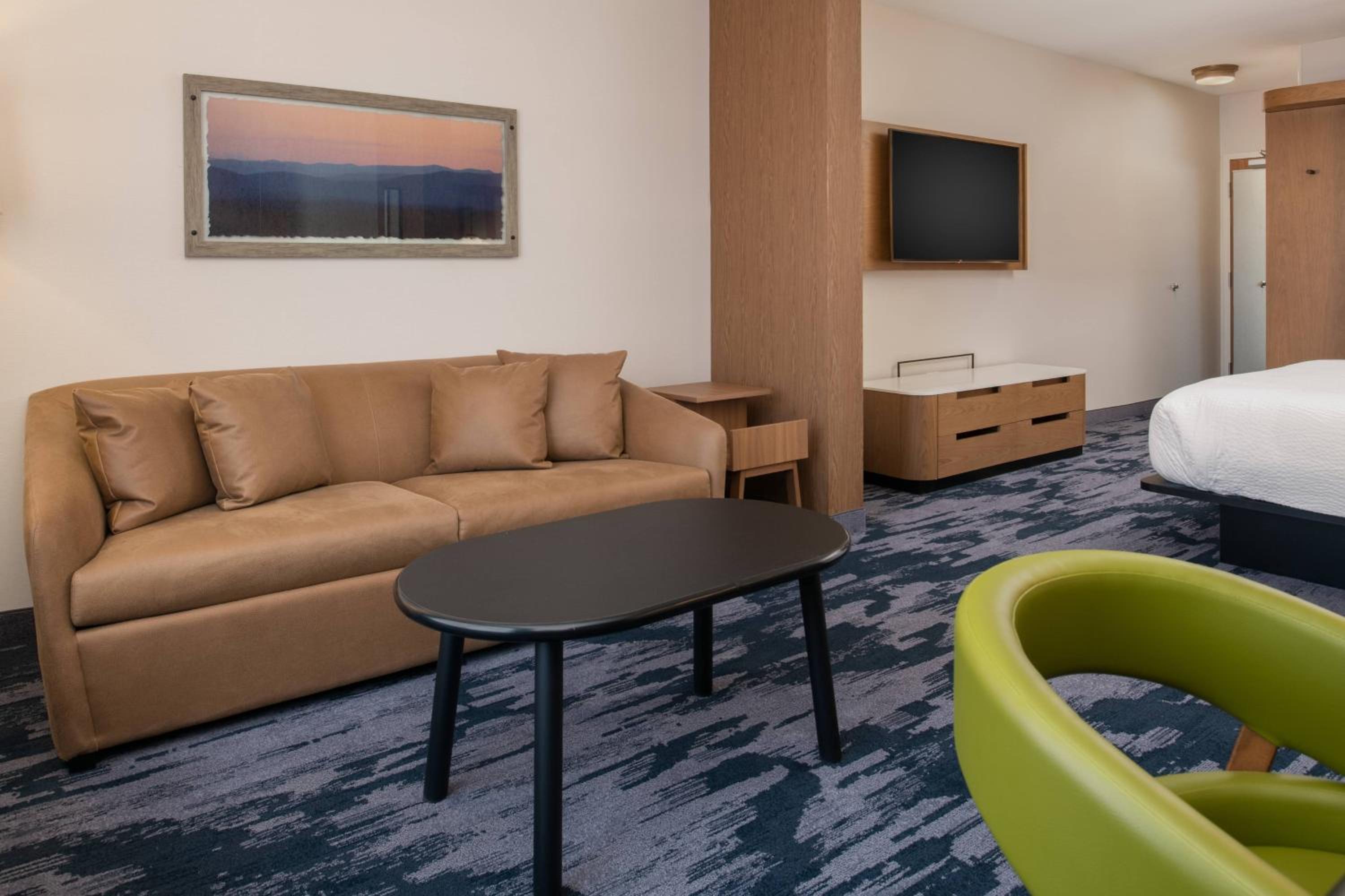 King Suite with Sofa Bed and Roll-in Shower - Mobility and Hearing Accessible