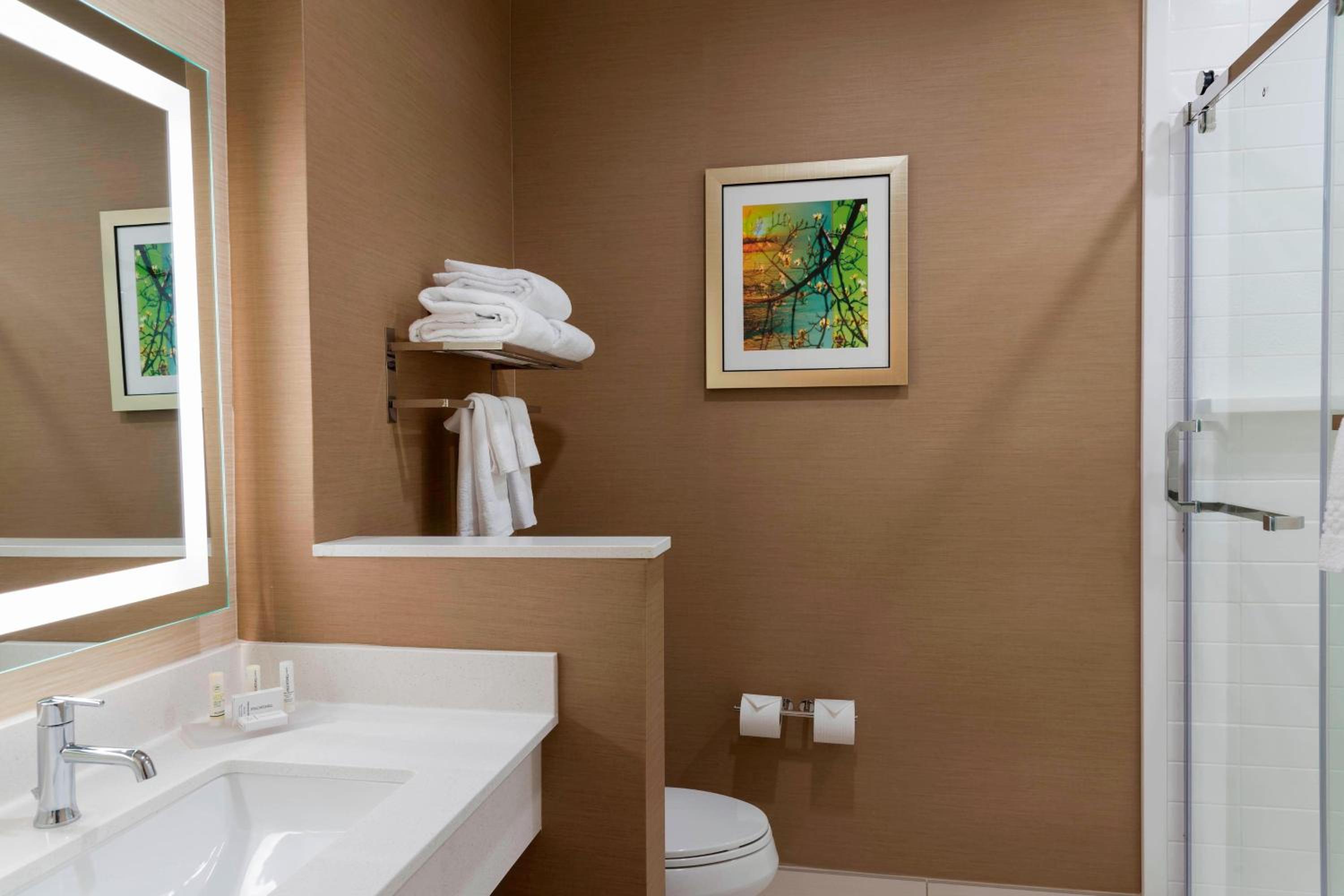 King Room with Roll-in Shower - Mobility and Hearing Accessible