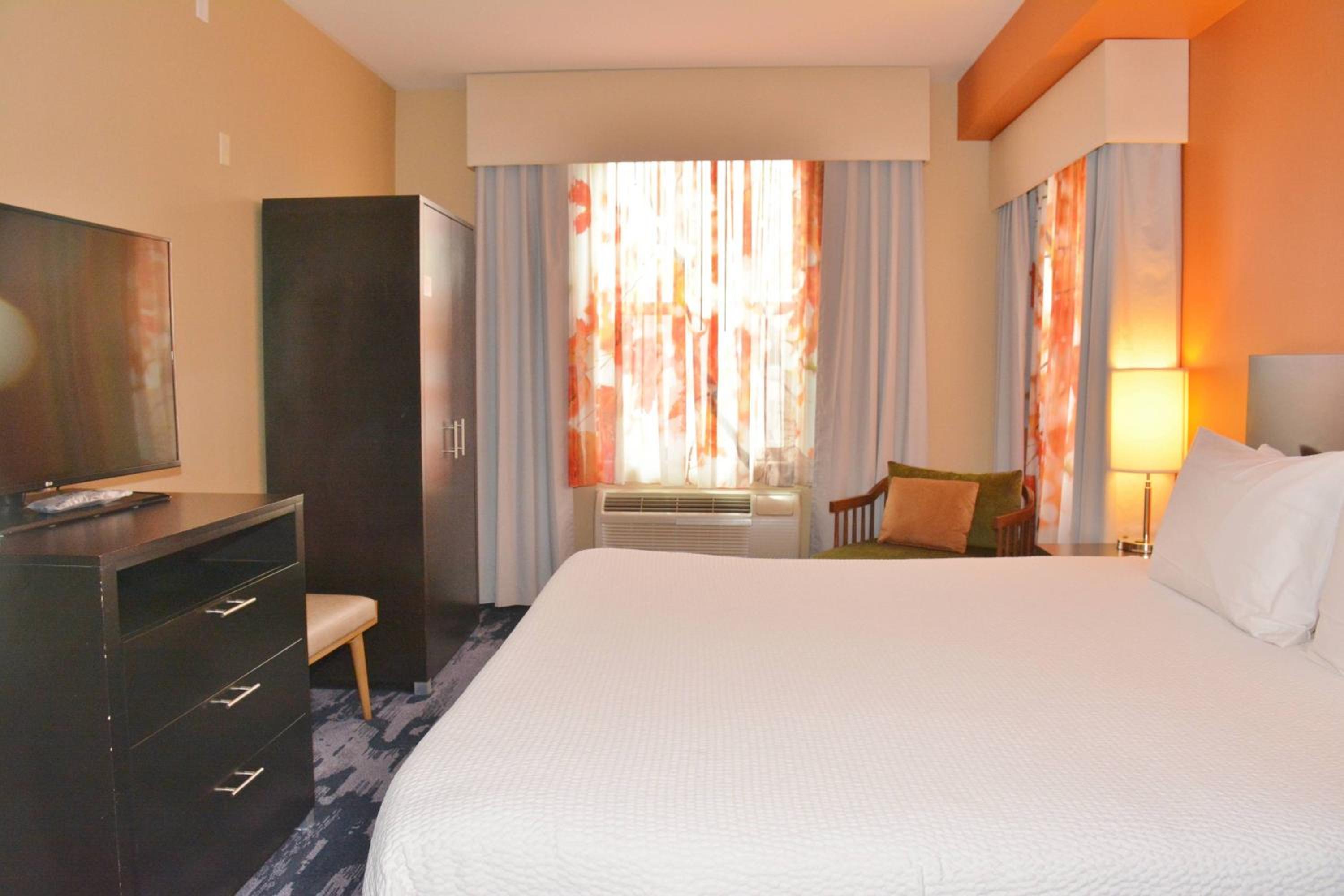 1 Bedroom Junior Suite, 1 King, Sofa bed (Mobility & Hearing Accessible w/ Tub)