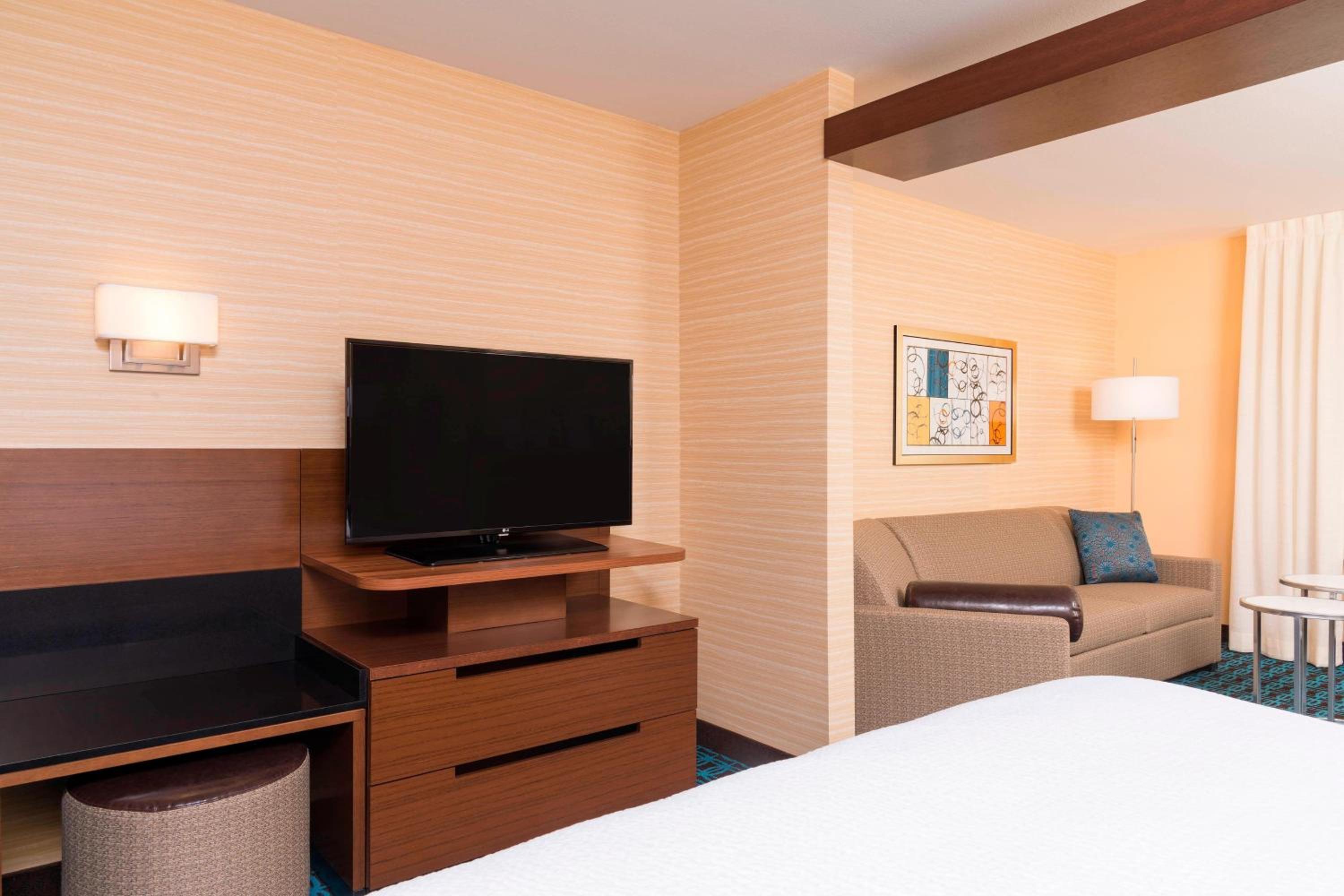 Studio with King Bed, Roll-In Shower and Sofa Bed - Mobility Access photo 1
