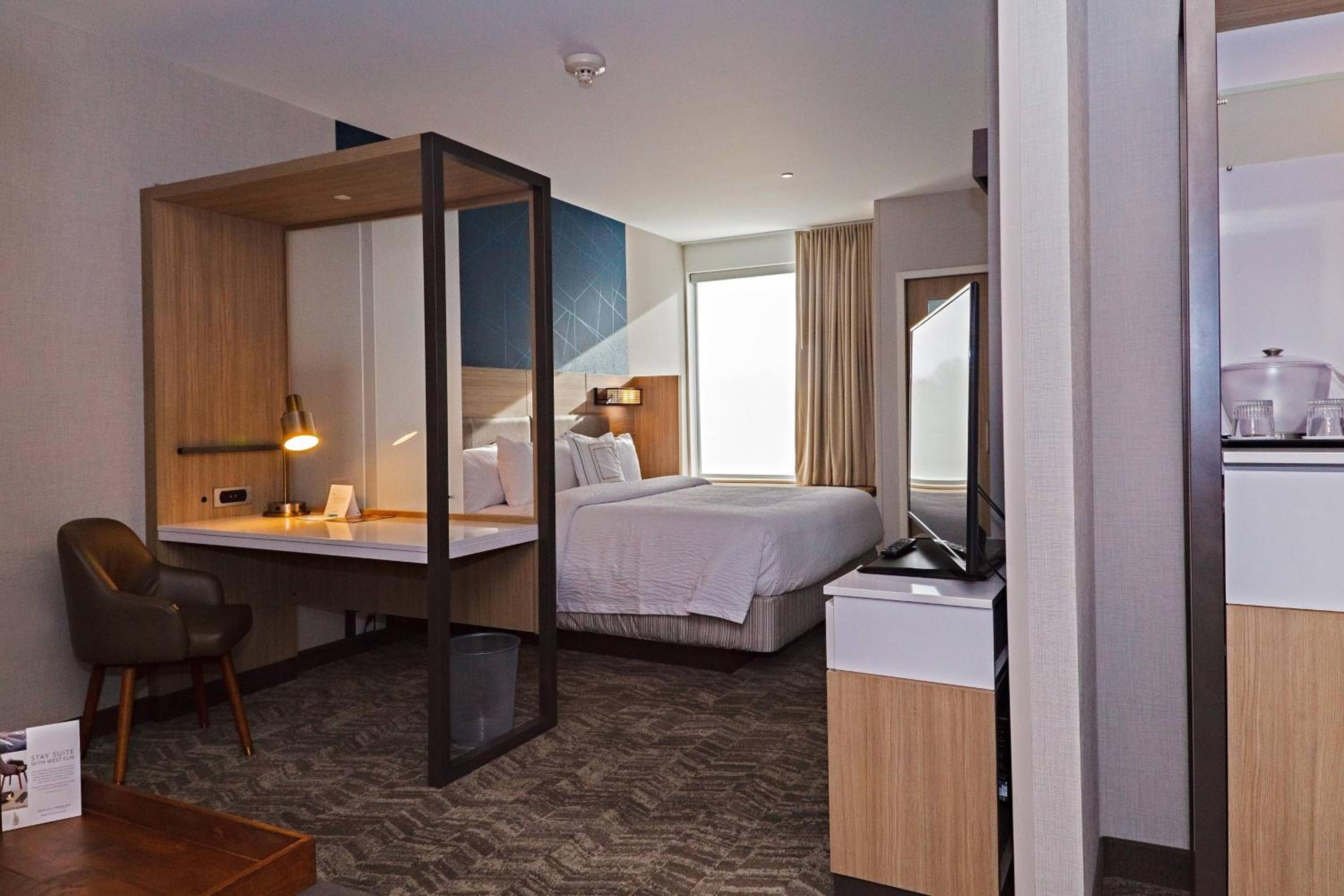 Studio with King Bed, Roll-In Shower and Trundle Sofa - Mobility Access/Hearing Accessible