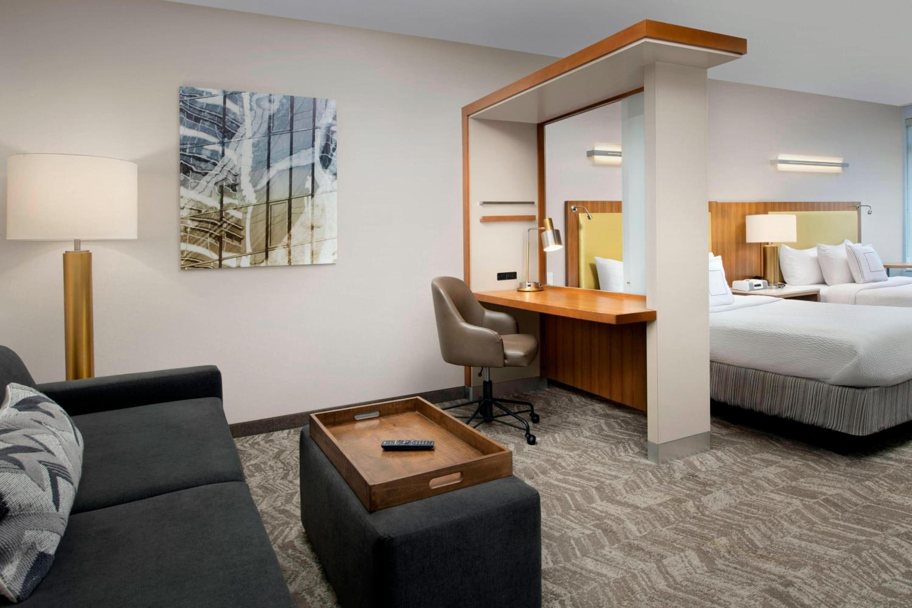 Queen Suite with Two Queen Beds and Trundle Sofa - Photo 2