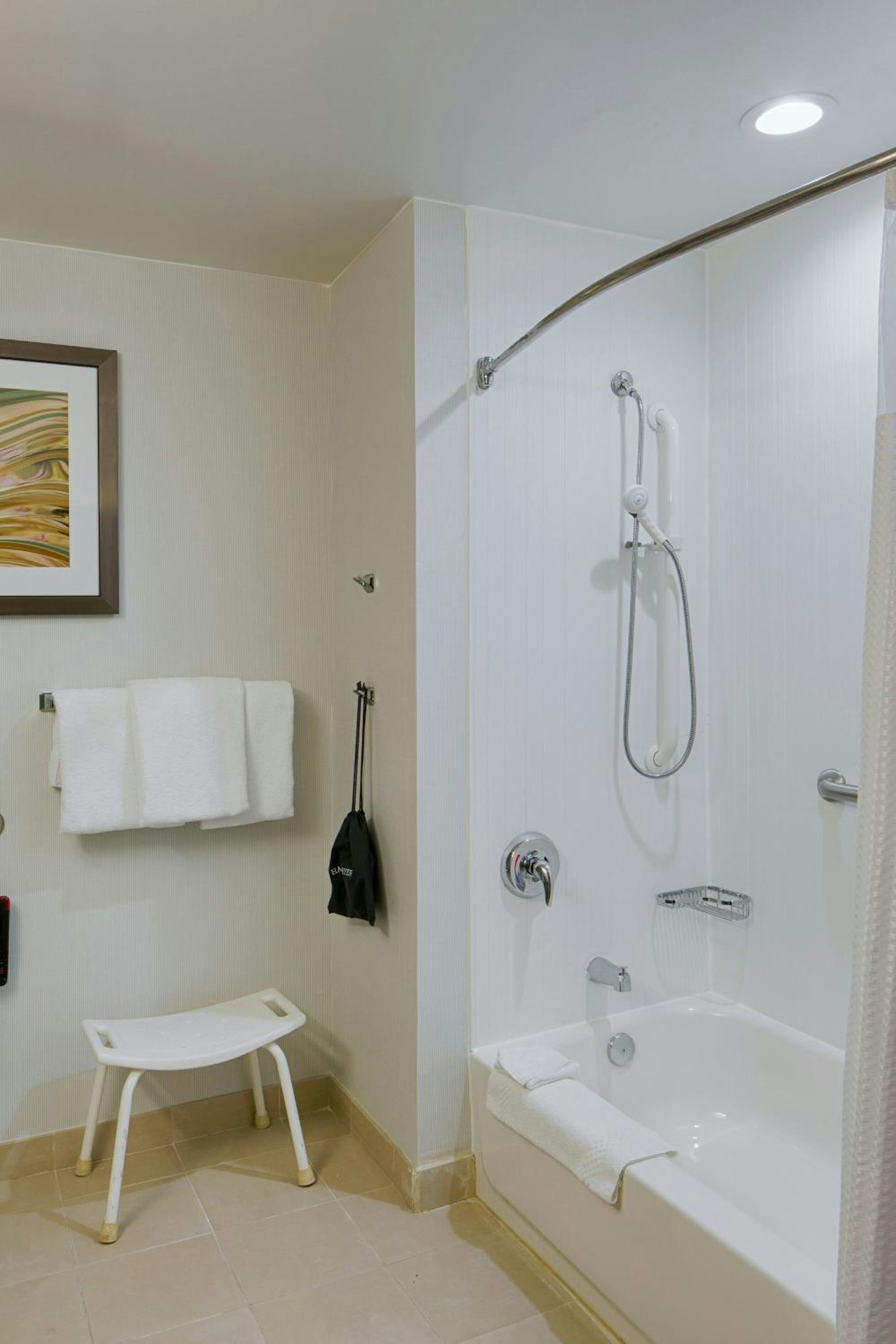 King Room with Sofa Bed and Roll-in Shower - Mobility and Hearing Accessible